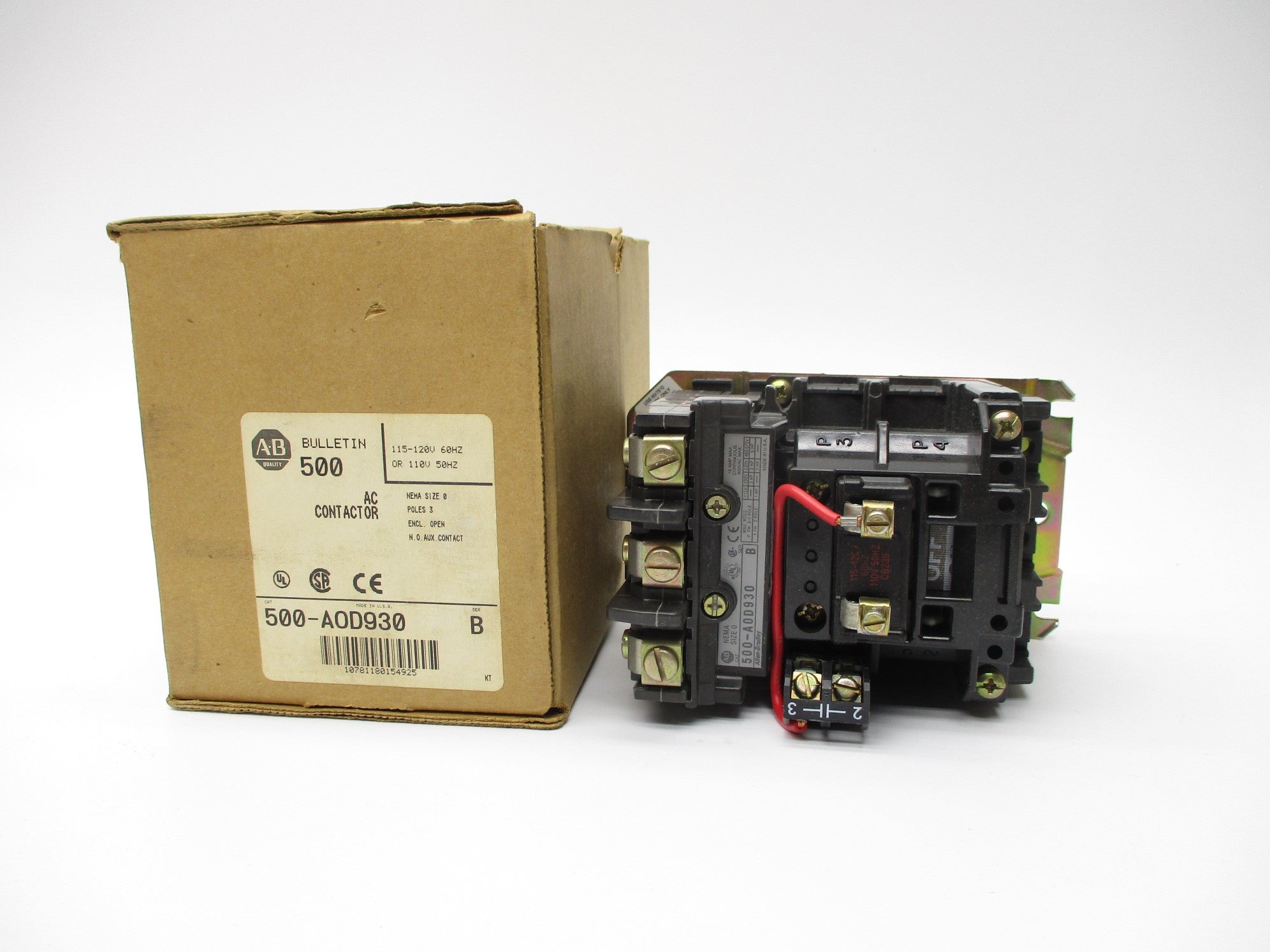 INDUSTRIAL SPARE PART 500-AOD930 SER. B 110/115-120V 18A (BR/WH) NSMP