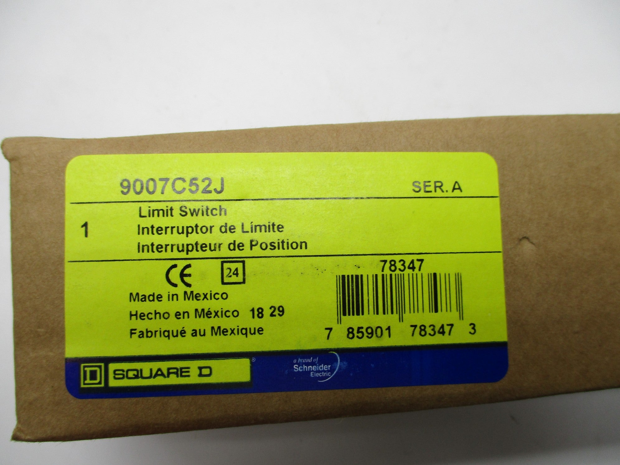 SQUARE D 9007C52J SER. A NSMP