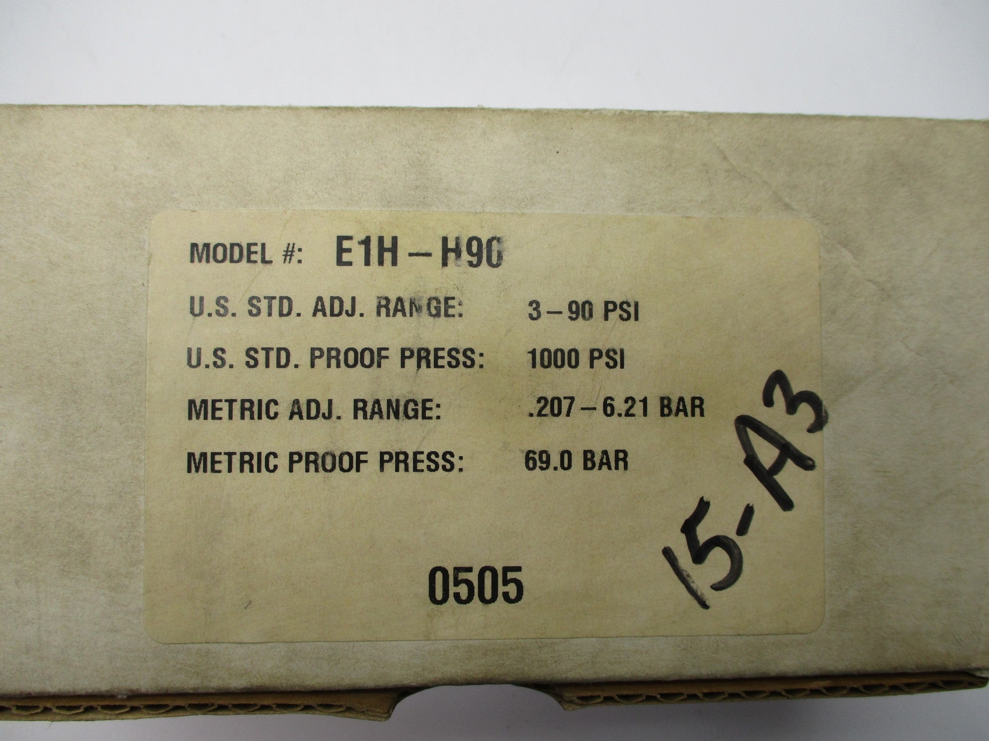 BARKSDALE E1H-H90 NSMP