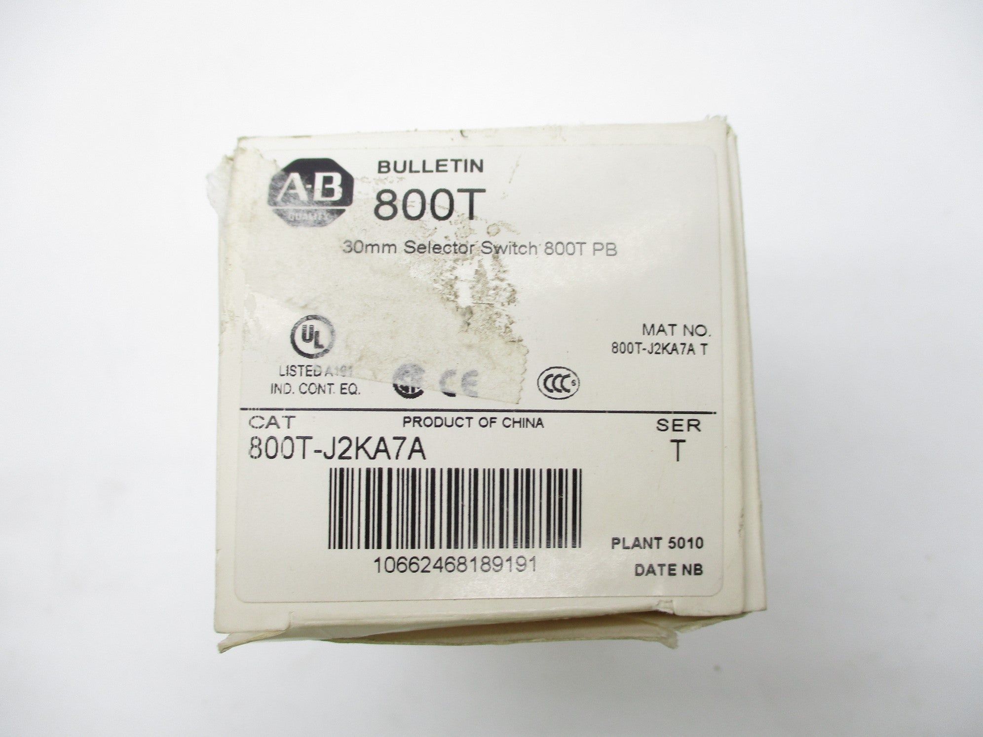 INDUSTRIAL SPARE PART 800T-J2KA7A SER. T (AS PICTURED) (WH) NSMP