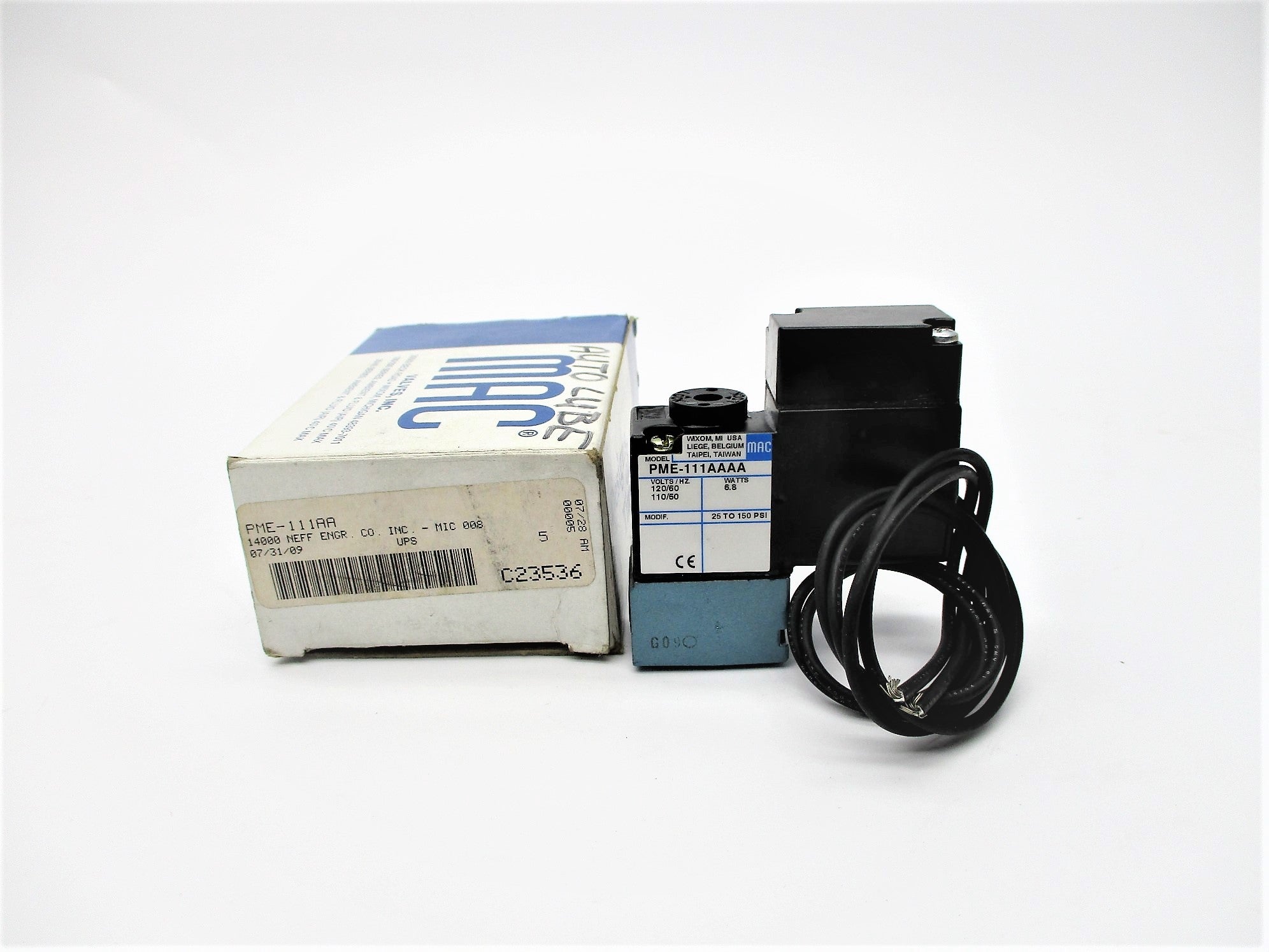 MAC PME-111AAAA 120/60 110/50 150PSI NSMP