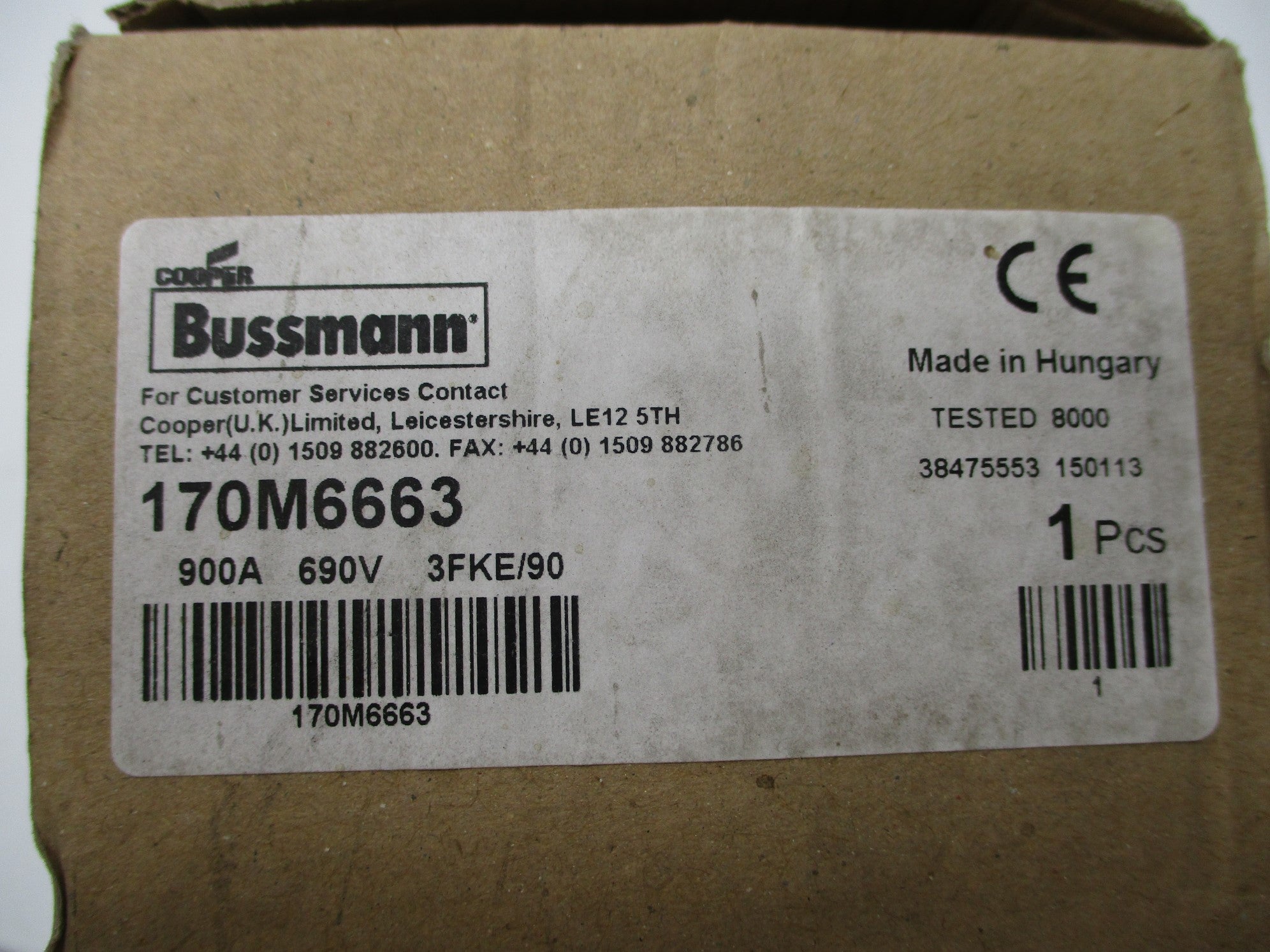 BUSSMANN 170M6663 NSMP