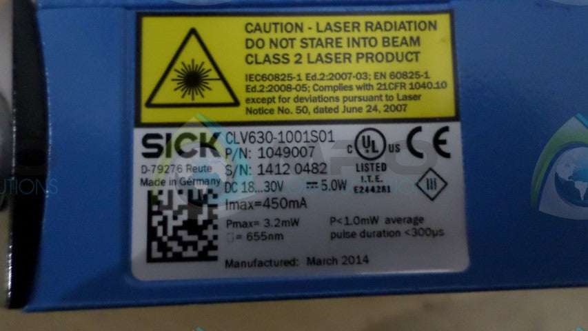 SICK CLV630-1001S01 SOFTWARE *NEW IN BOX*