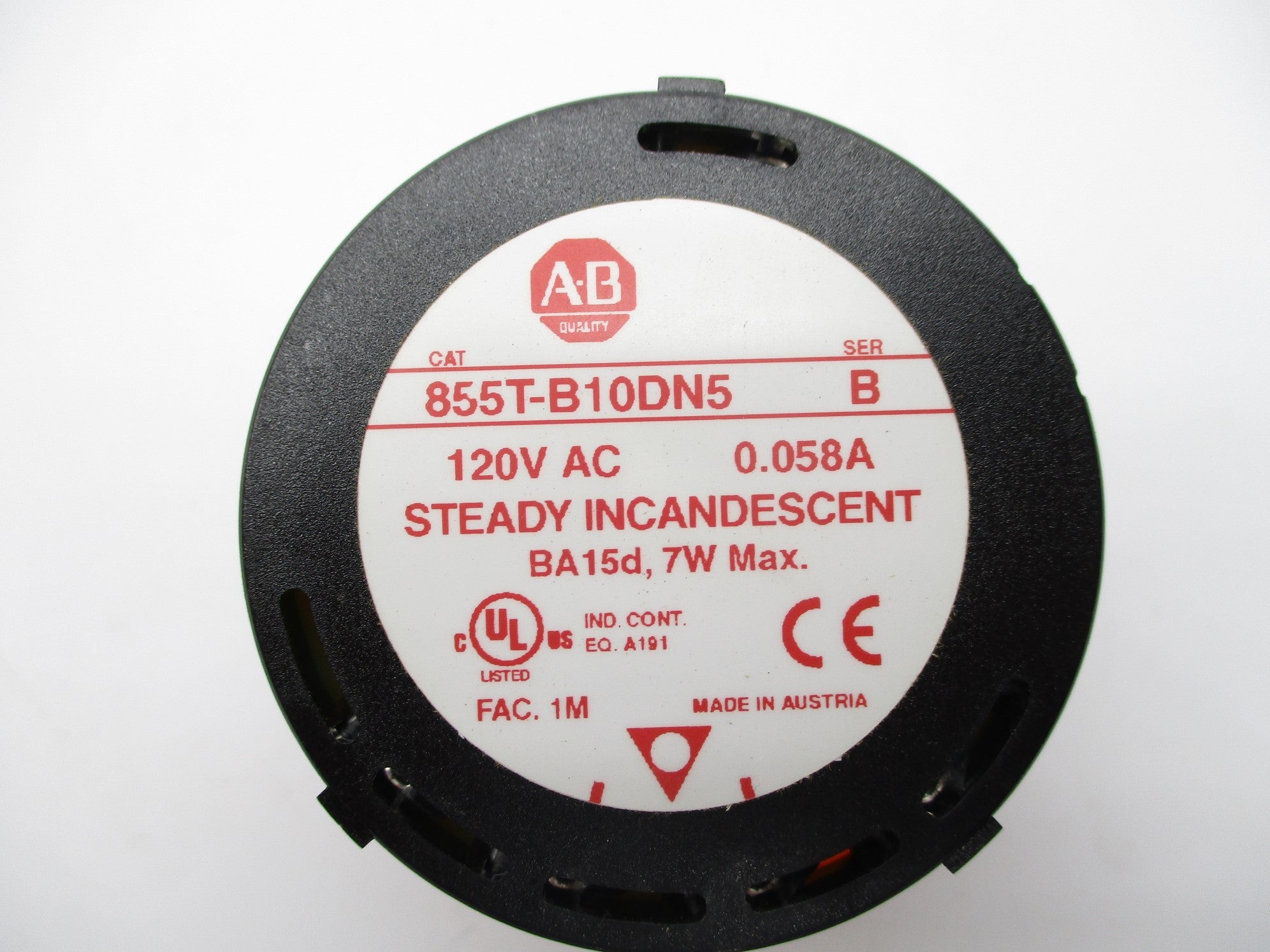 INDUSTRIAL SPARE PART 855T-B10DN5 SER. B 120VAC 0.058A NSNP
