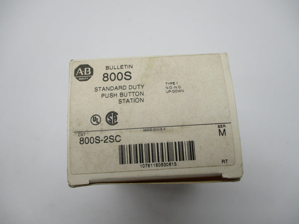 ALLEN BRADLEY 800S-2SC SER. M (WH) NSMP
