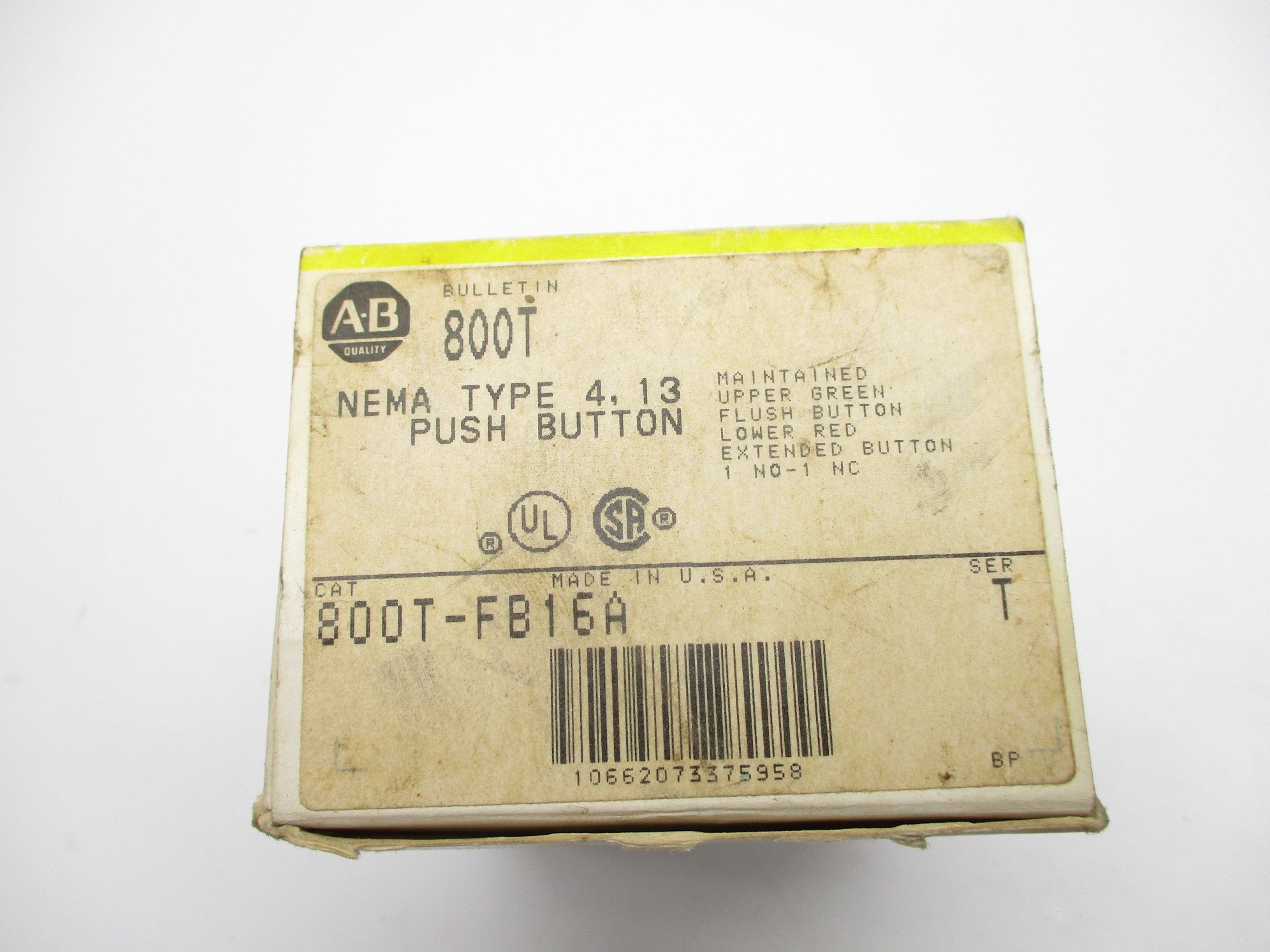 INDUSTRIAL SPARE PART 800T-FB16A SER. T (BK/YL) NSMP