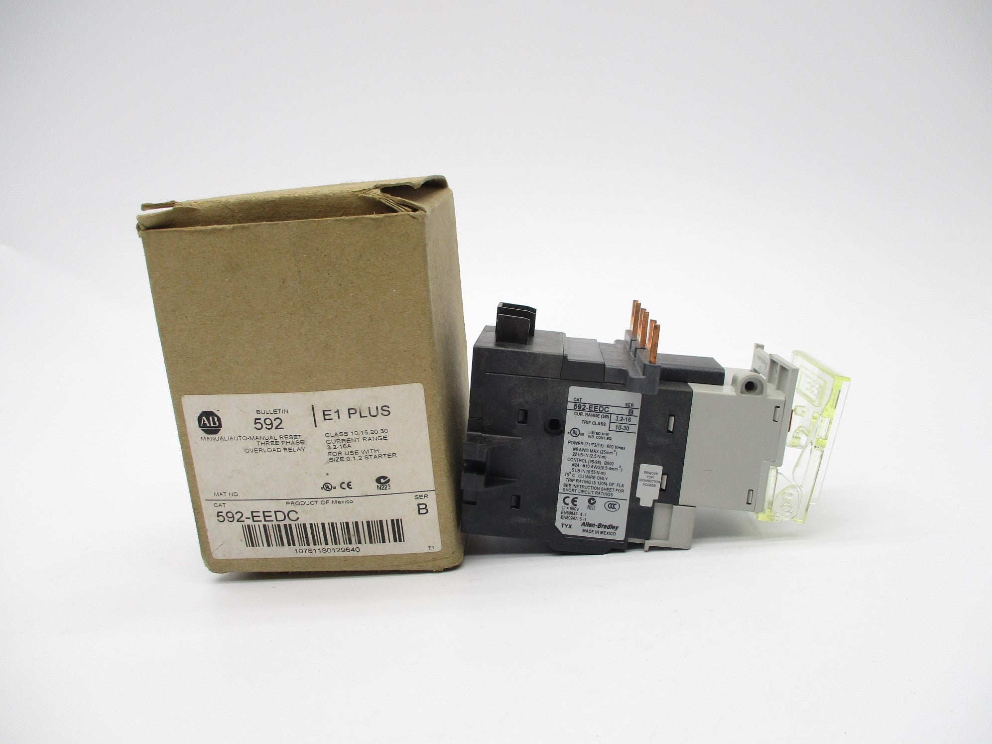 ALLEN BRADLEY 592-EEDC SER.B 3.2-16A (BR/WH) NSMP