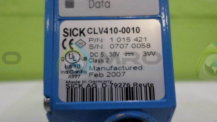 SICK CLV410-0010 BARCODE SCAN *NEW NO BOX*
