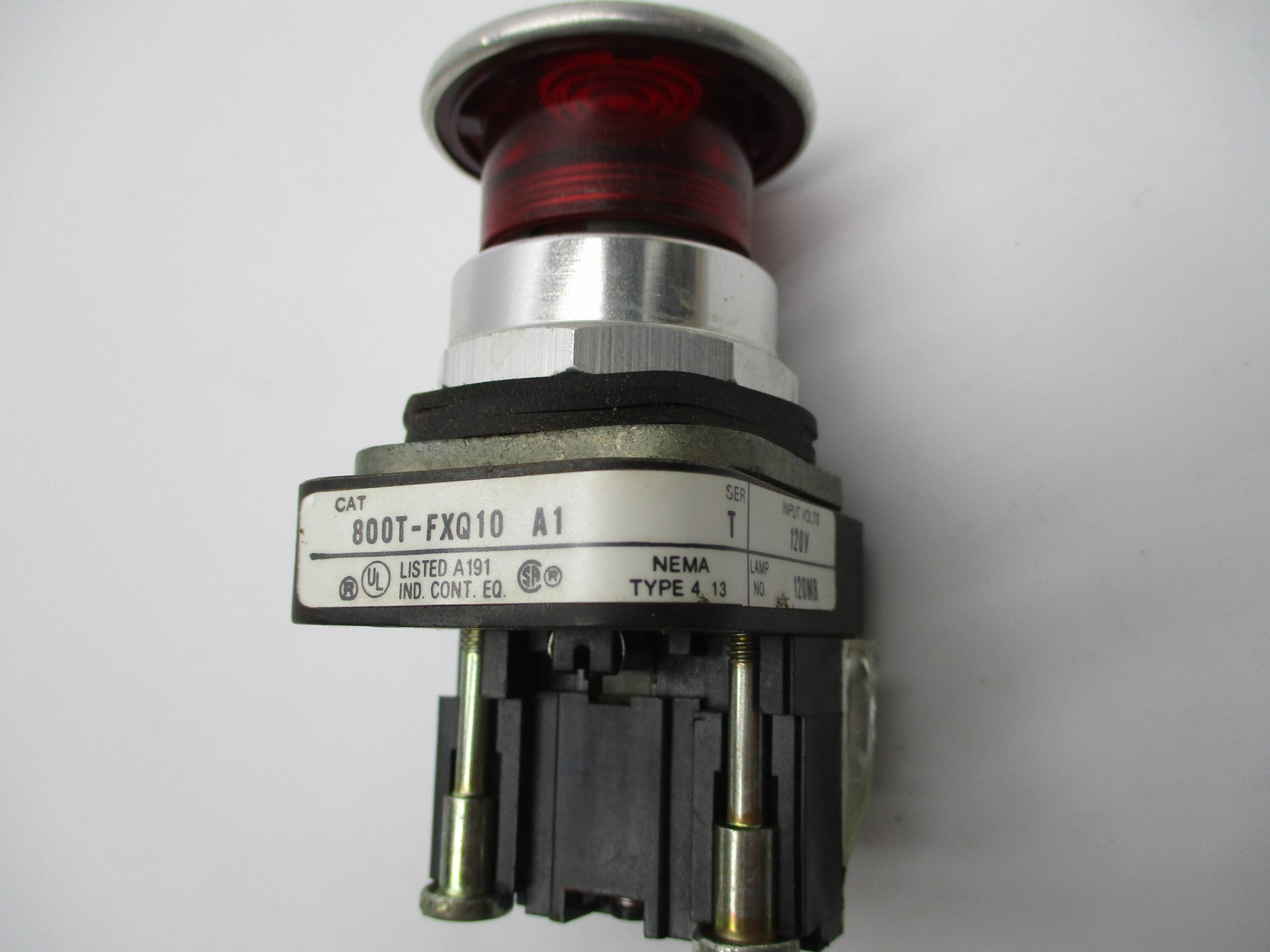 ALLEN BRADLEY 800T-FXQ10A1 SER. T UNMP