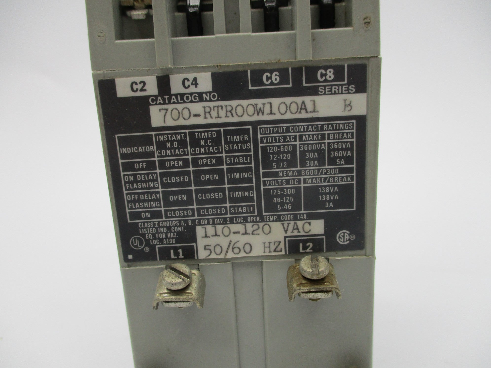 INDUSTRIAL SPARE PART 700-RTR00W100A1 SER. B NSNP
