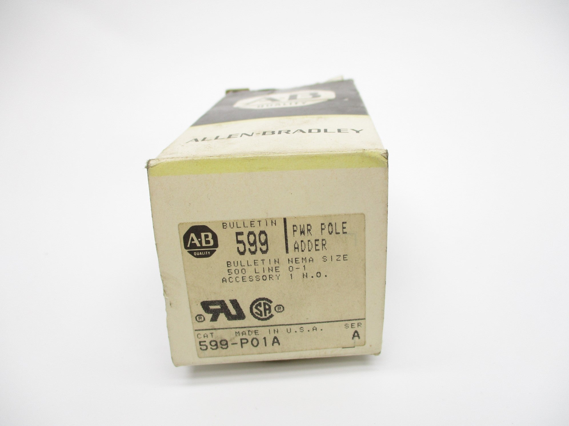 INDUSTRIAL SPARE PART 599-P01A SER. A (BK/YL) NSMP