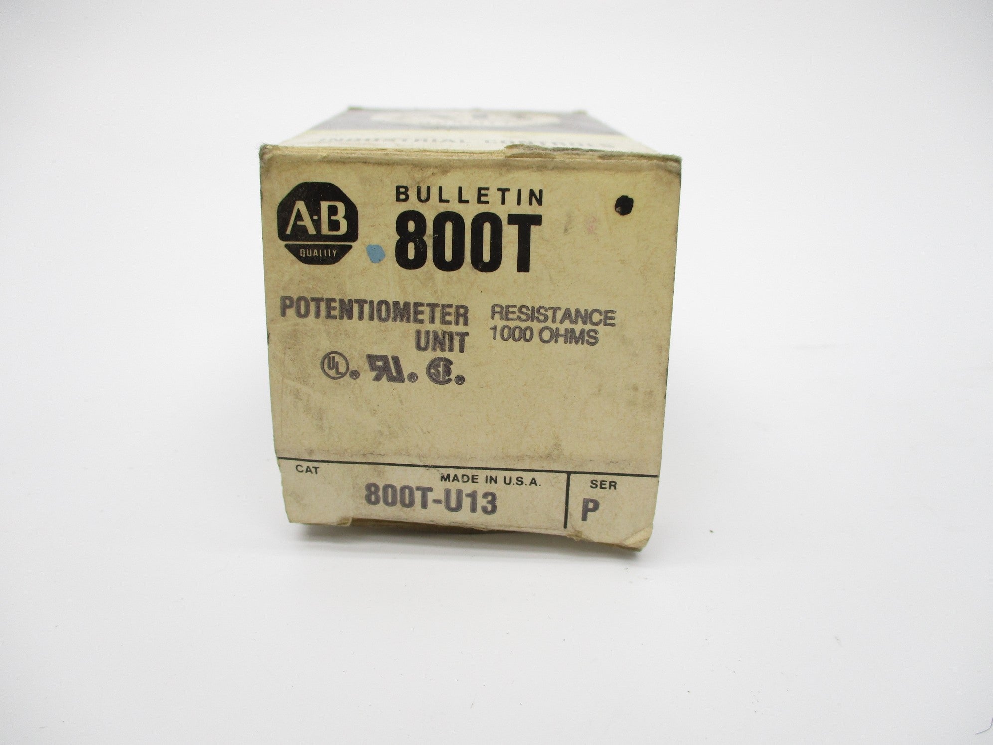 ALLEN BRADLEY 800T-U13 SER. P (BK/YL) NSMP