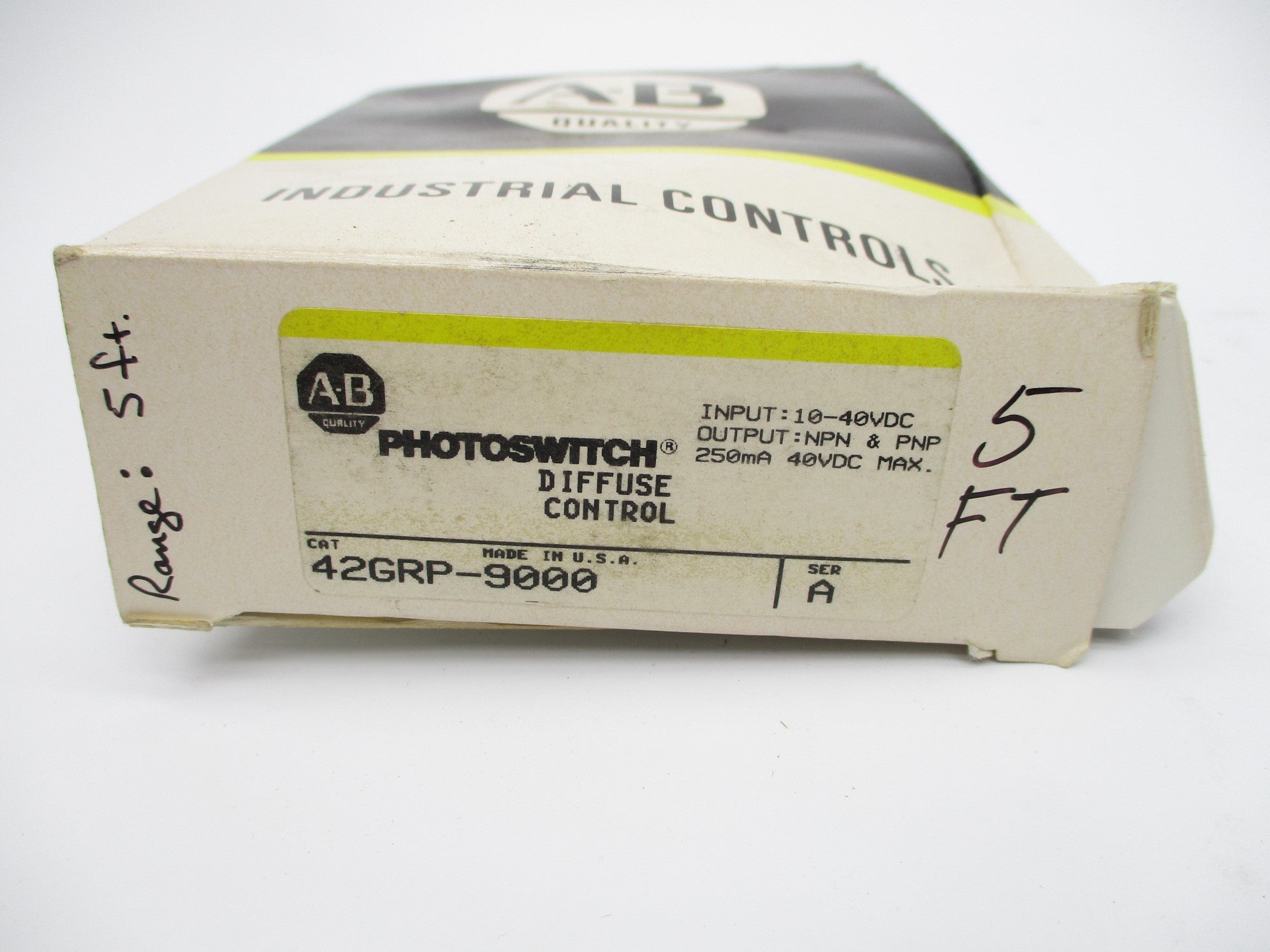 ALLEN BRADLEY 42GRP-9000 SER. A (BK/YL) NSMP