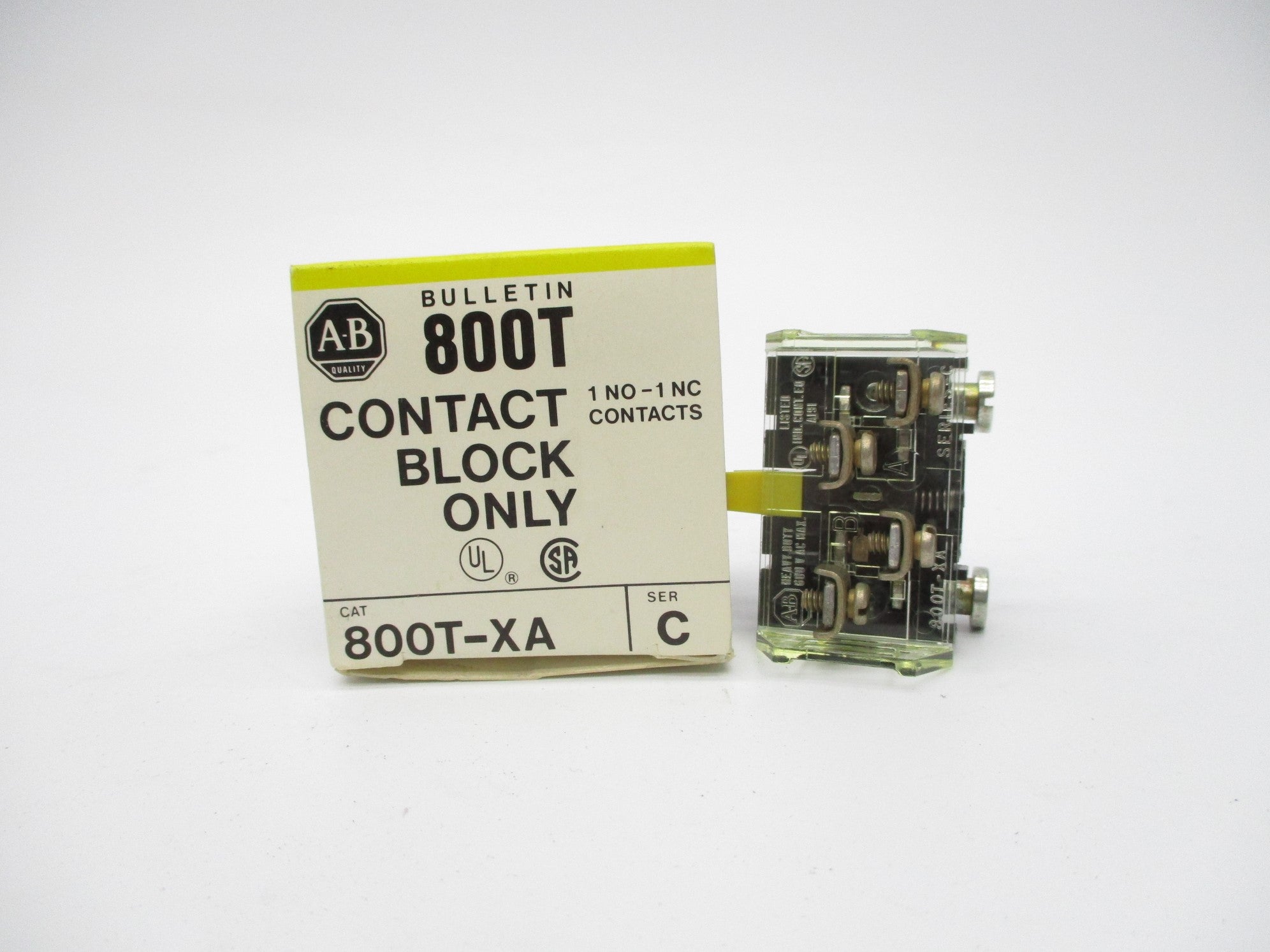 ALLEN BRADLEY 800T-XA SER. C (BK/YL) NSMP