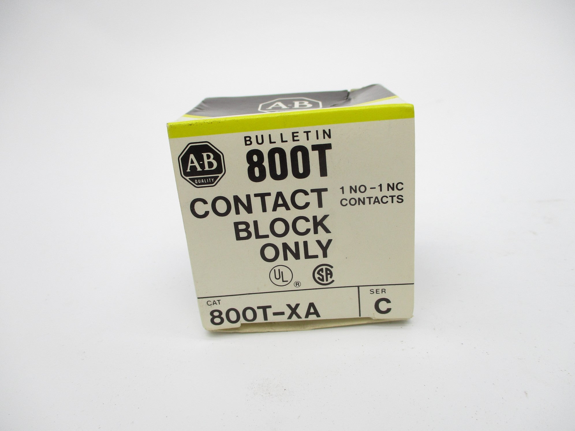 ALLEN BRADLEY 800T-XA SER. C (BK/YL) NSMP