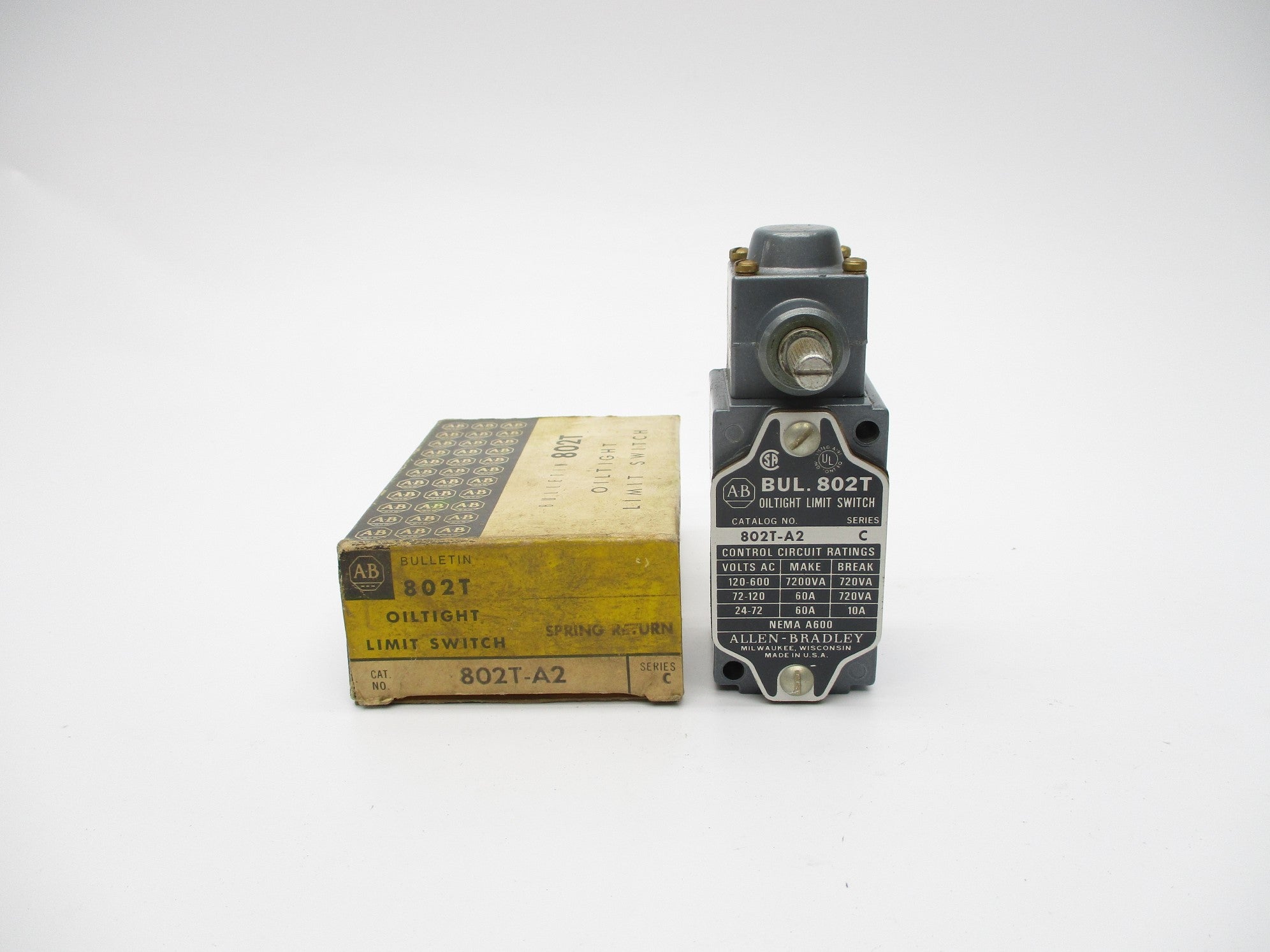 ALLEN BRADLEY 802T-A2 SER. C (BK/YL) NSMP