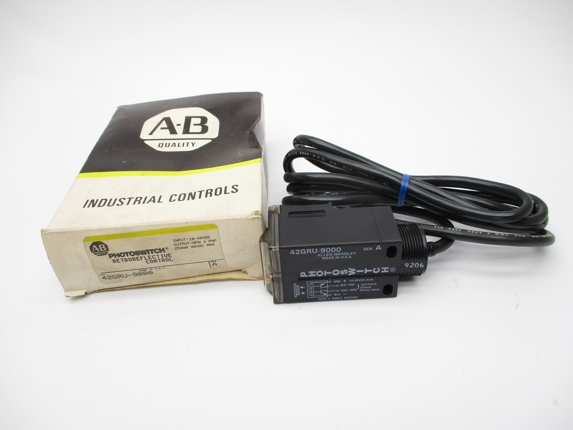 ALLEN BRADLEY 42GRU-9000 SER. A (BK/YL) NSMP