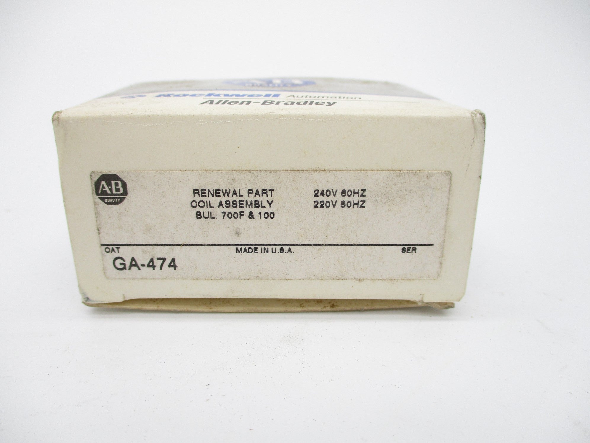 ALLEN BRADLEY GA-474 220/240V (GY/BL) NSMP