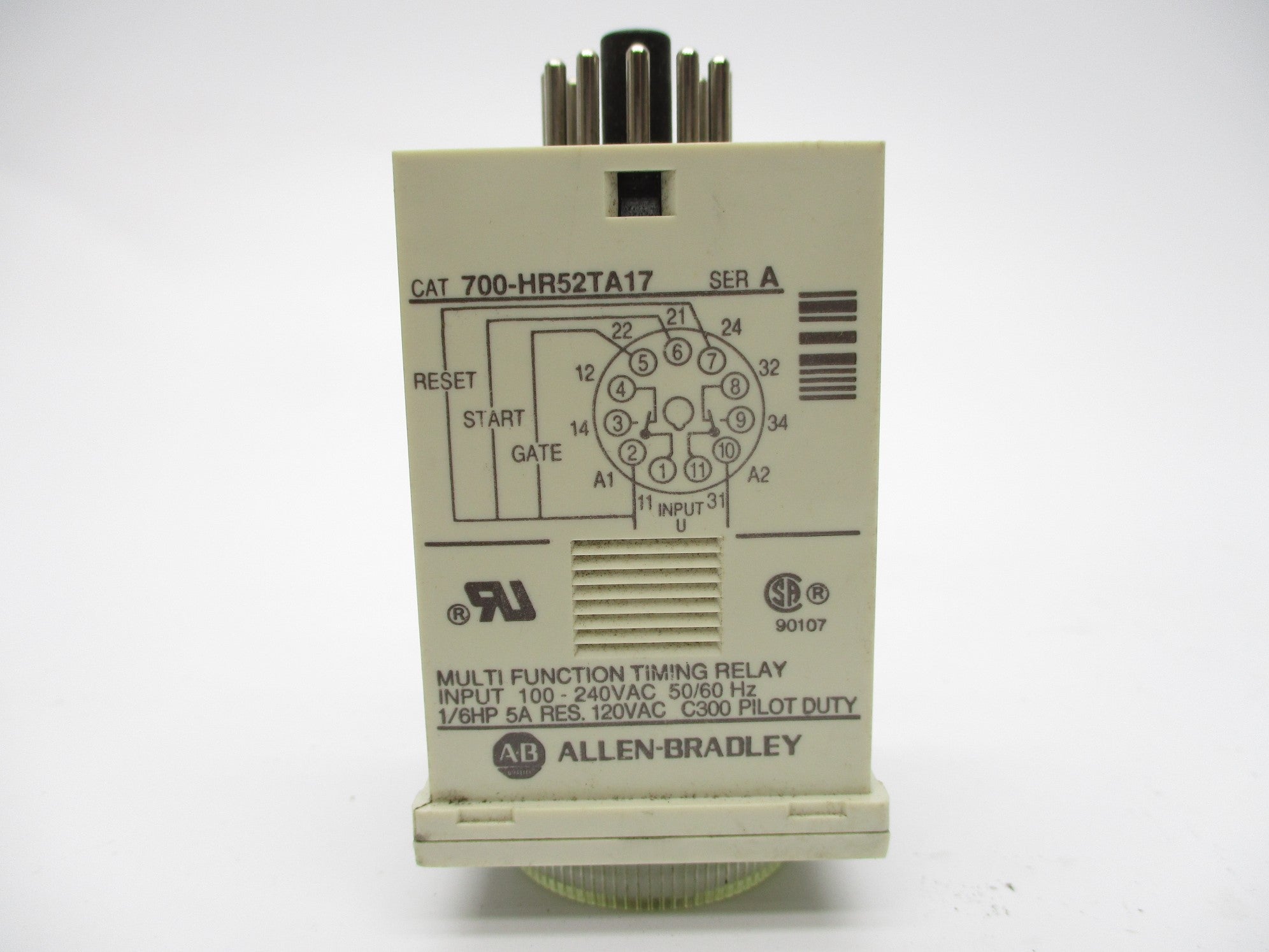 ALLEN BRADLEY 700-HR52TA17 SER. A 240V UNMP