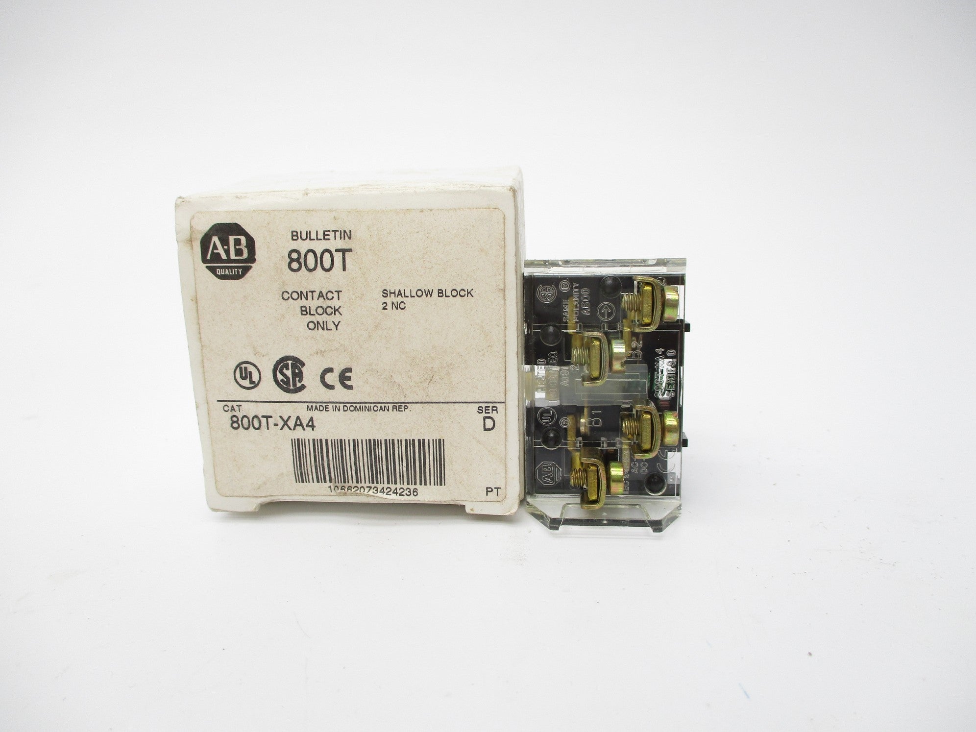 INDUSTRIAL SPARE PART 800T-XA4 SER. D (WH) NSMP