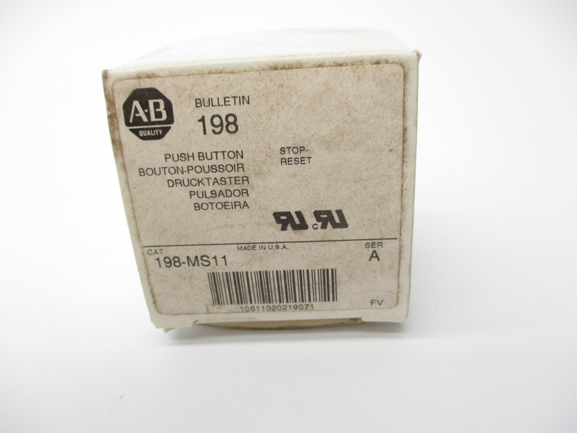 ALLEN BRADLEY 198-MS11 SER. A (WH) NSMP