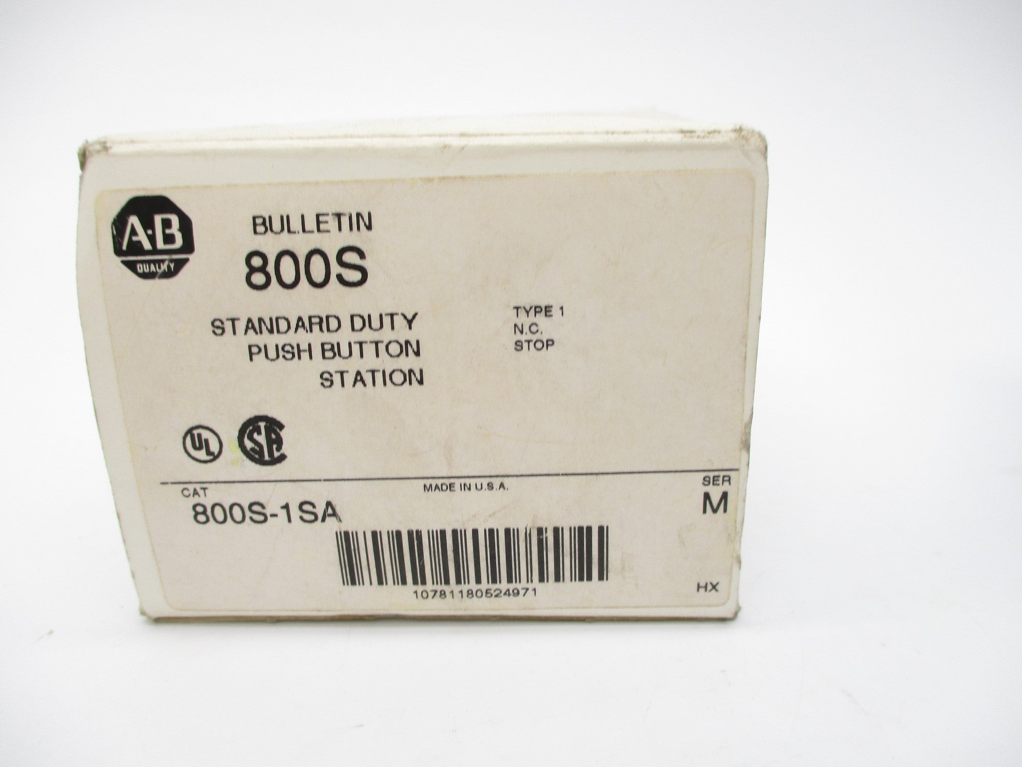 INDUSTRIAL SPARE PART 800S-1SA SER. M (WH) NSMP