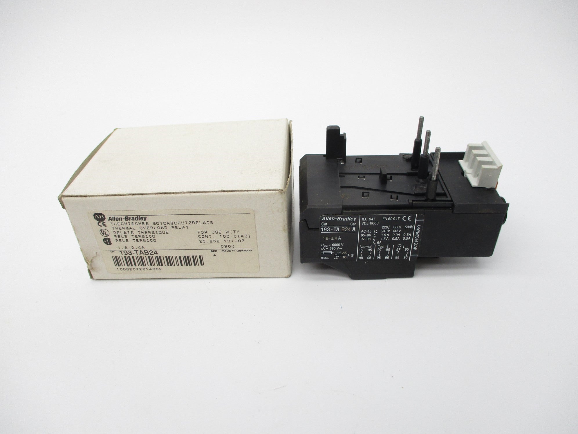 INDUSTRIAL SPARE PART 193-TAB24 SER. A 1.6-2.4A (WH) NSMP