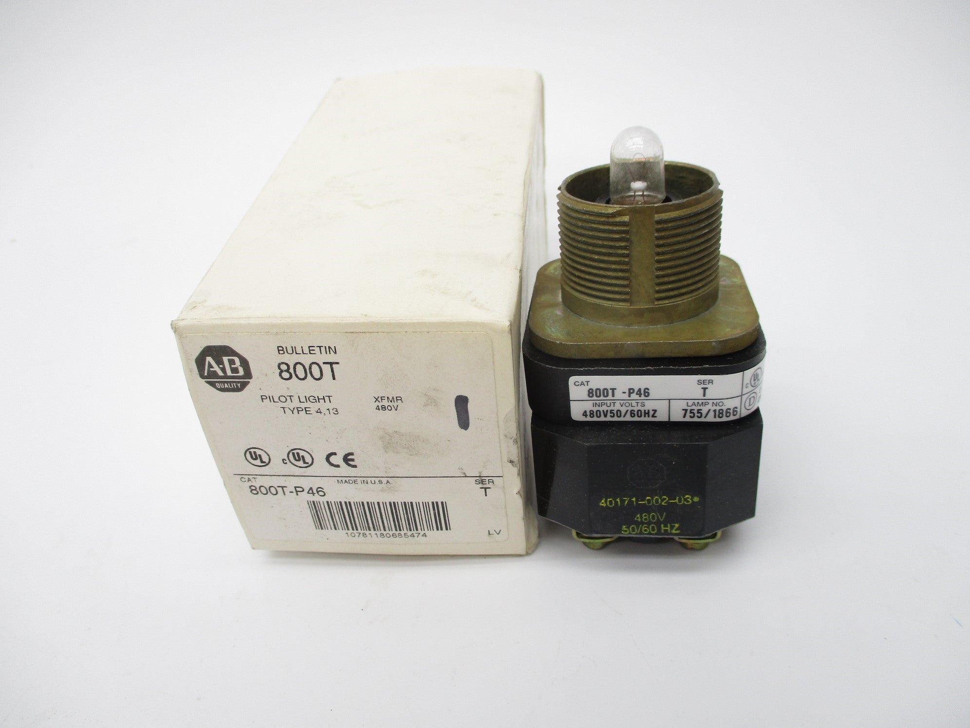 ALLEN BRADLEY 800T-P46 SER. T (WH) NSMP