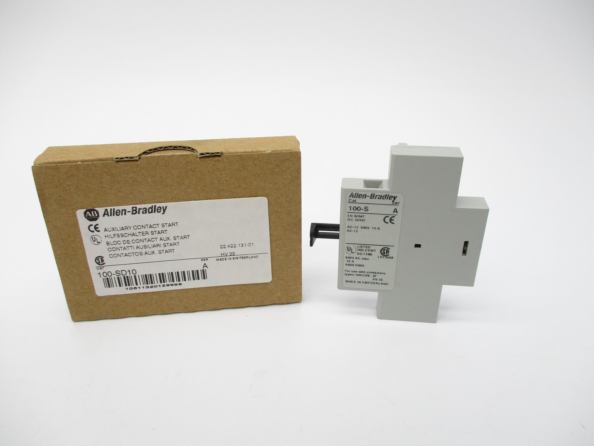 ALLEN BRADLEY 100-SD10 SER. A (WH) NSMP