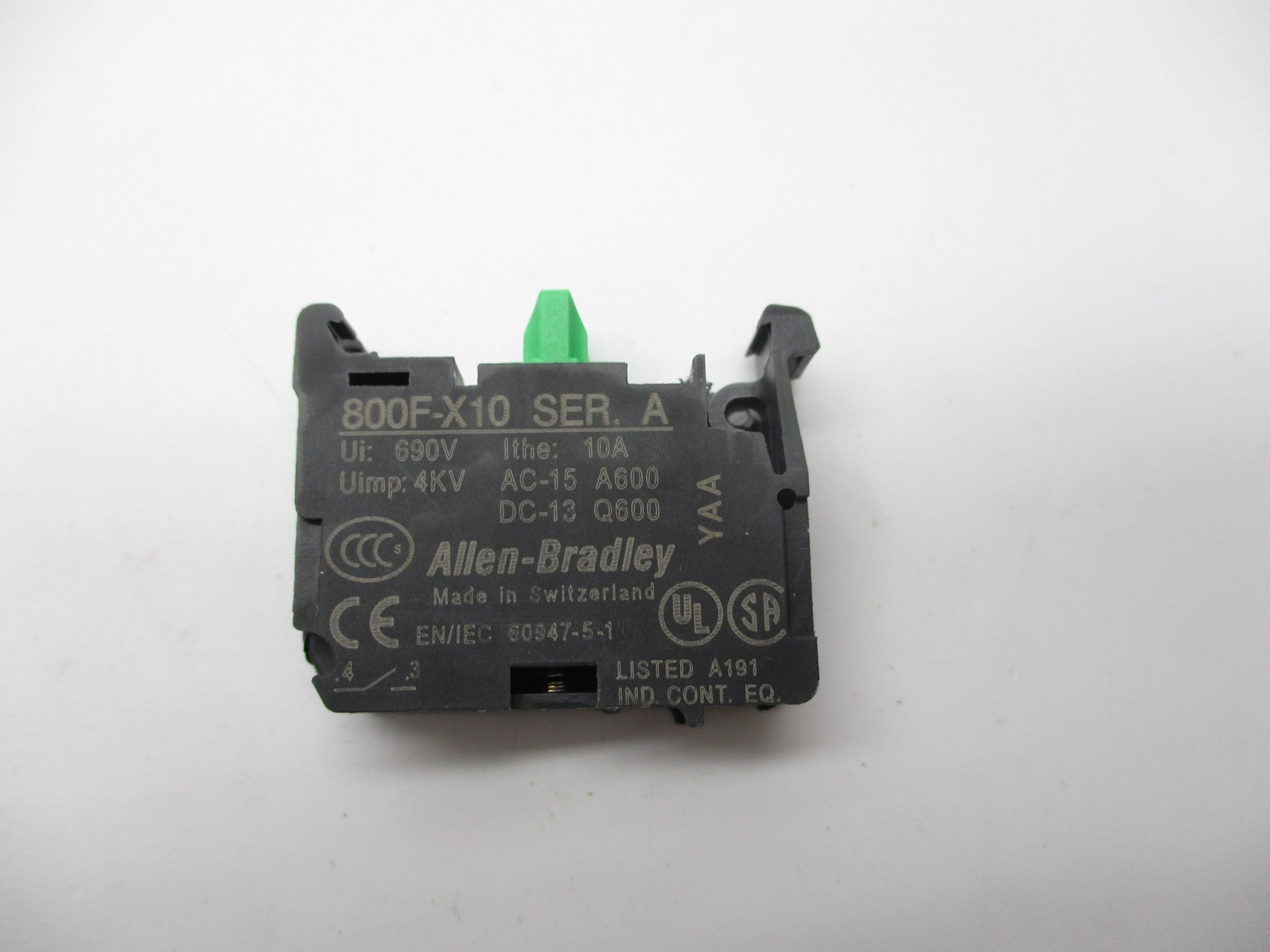 ALLEN BRADLEY 800T-X10 SER. A NSNP