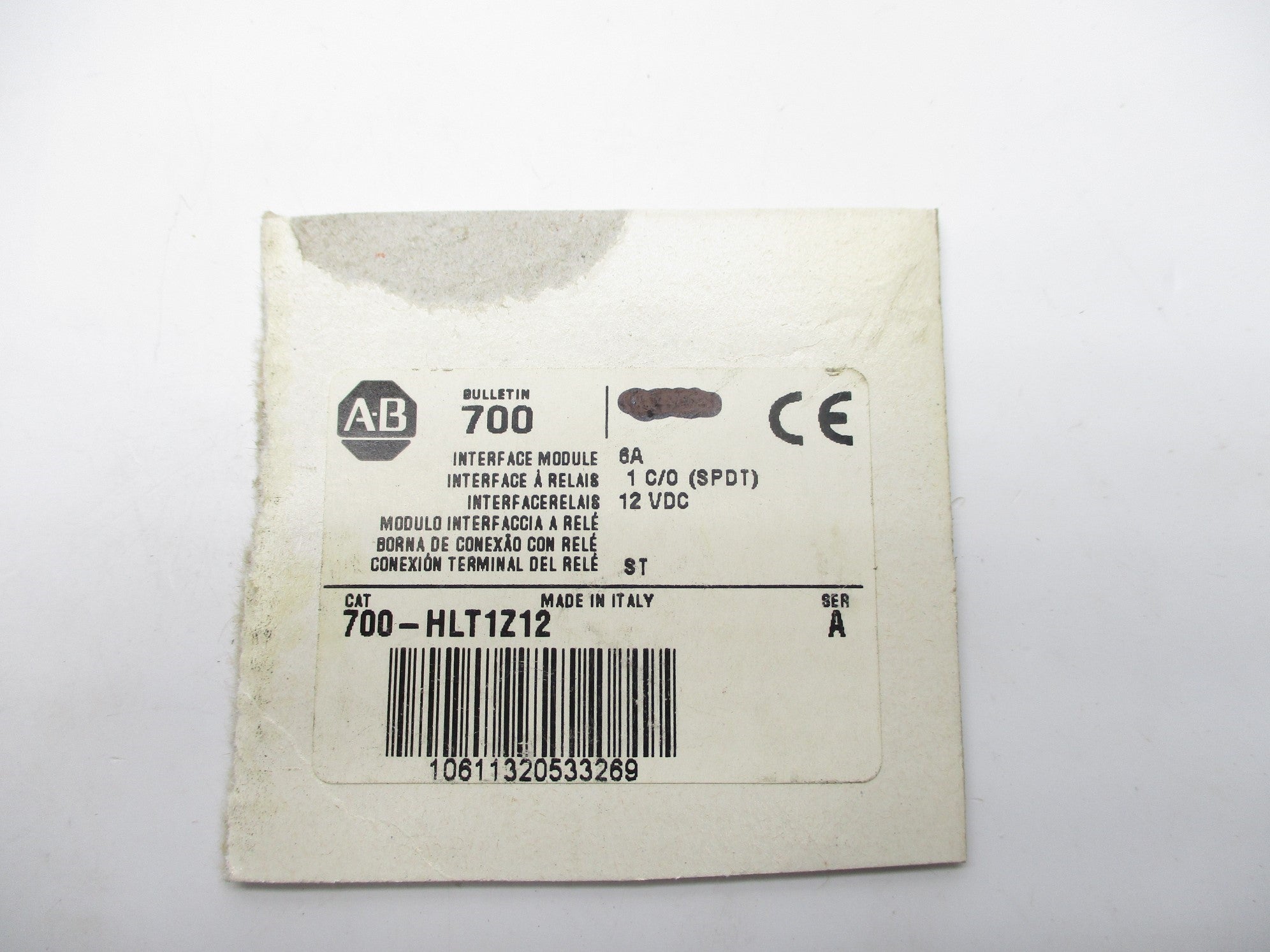 INDUSTRIAL SPARE PART 700-HLT1Z12 SER. A NSNP