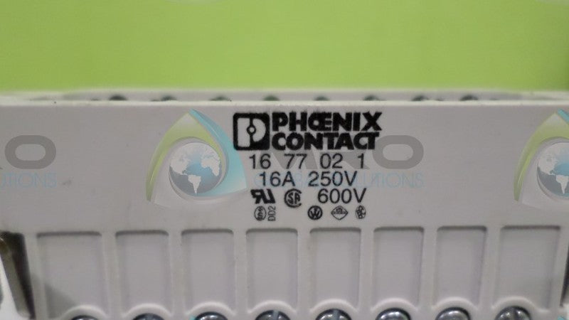 LOT OF 2 PHOENIX CONTACT 16-77-02-1 CONNECTOR  NSNP