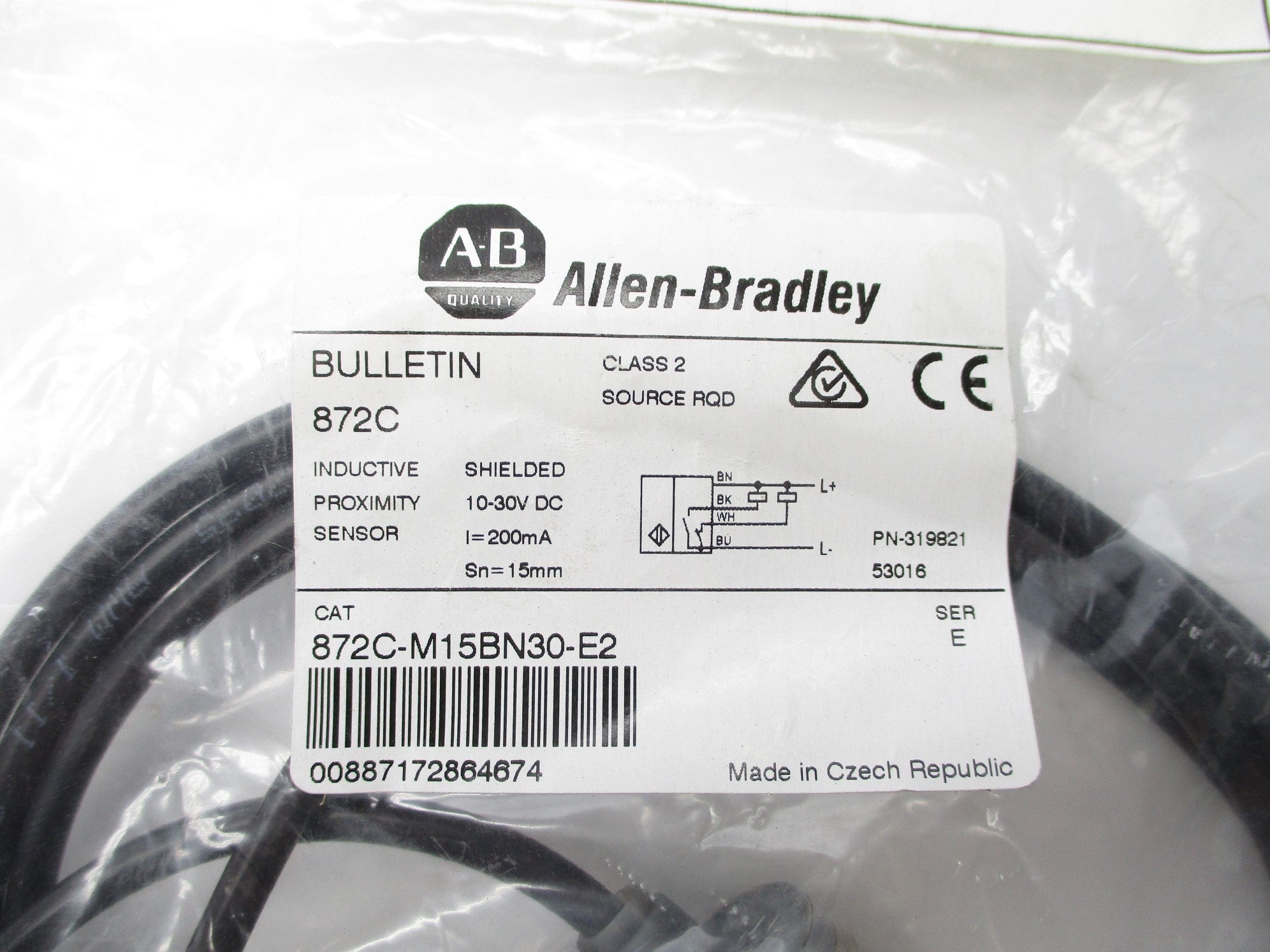 ALLEN BRADLEY 872C-M15BN30-E2 SER. E NSMP
