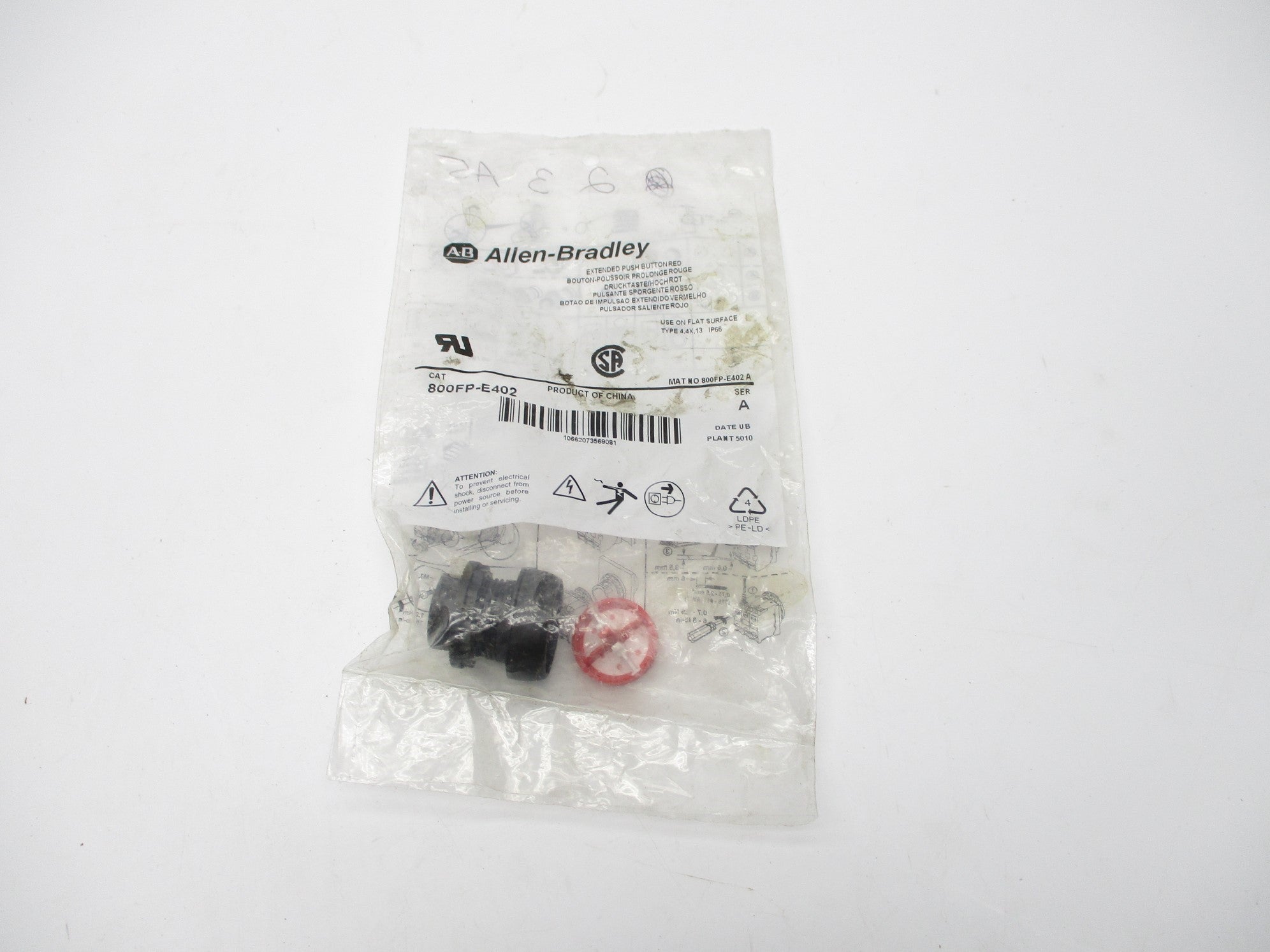 ALLEN BRADLEY 800FP-E402 SER. A NSMP