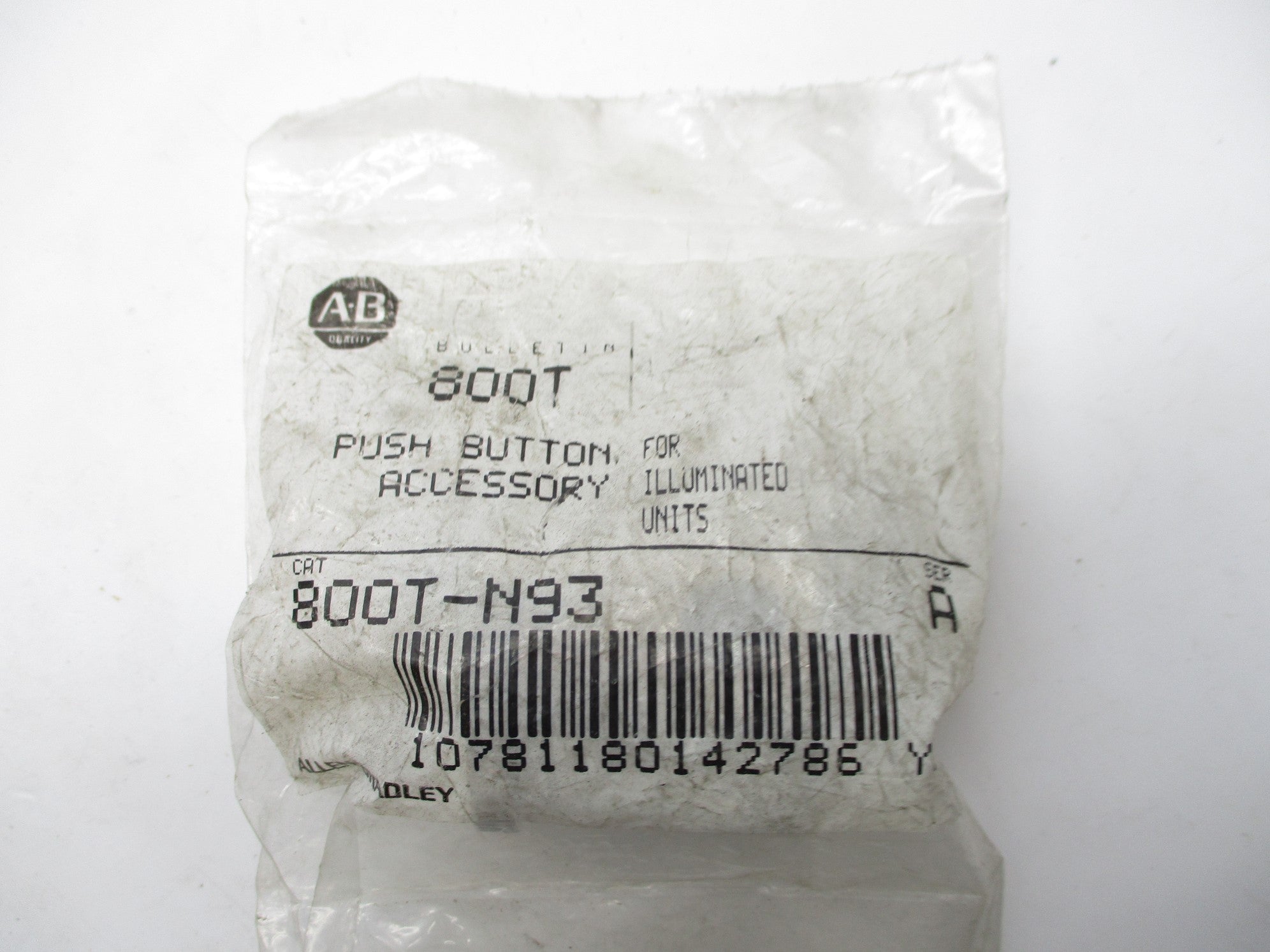 ALLEN BRADLEY 800T-N93 SER. A NSMP