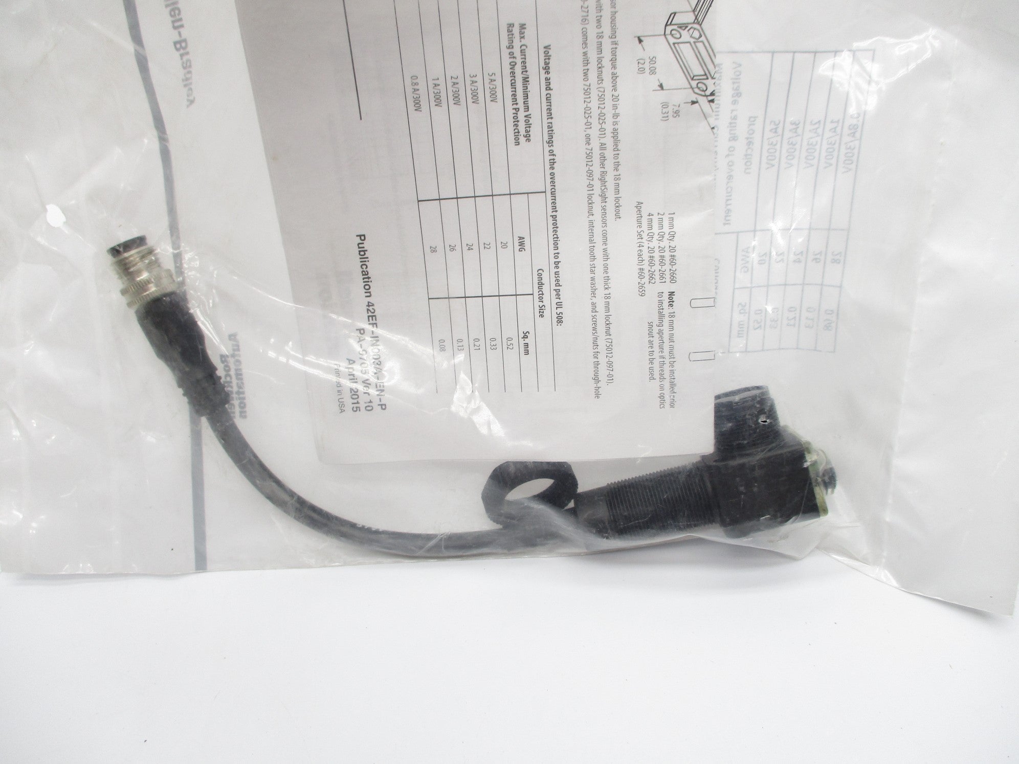 ALLEN BRADLEY 42EF-D1RCAK-G4 SER. B 22-264VAC/DC NSMP