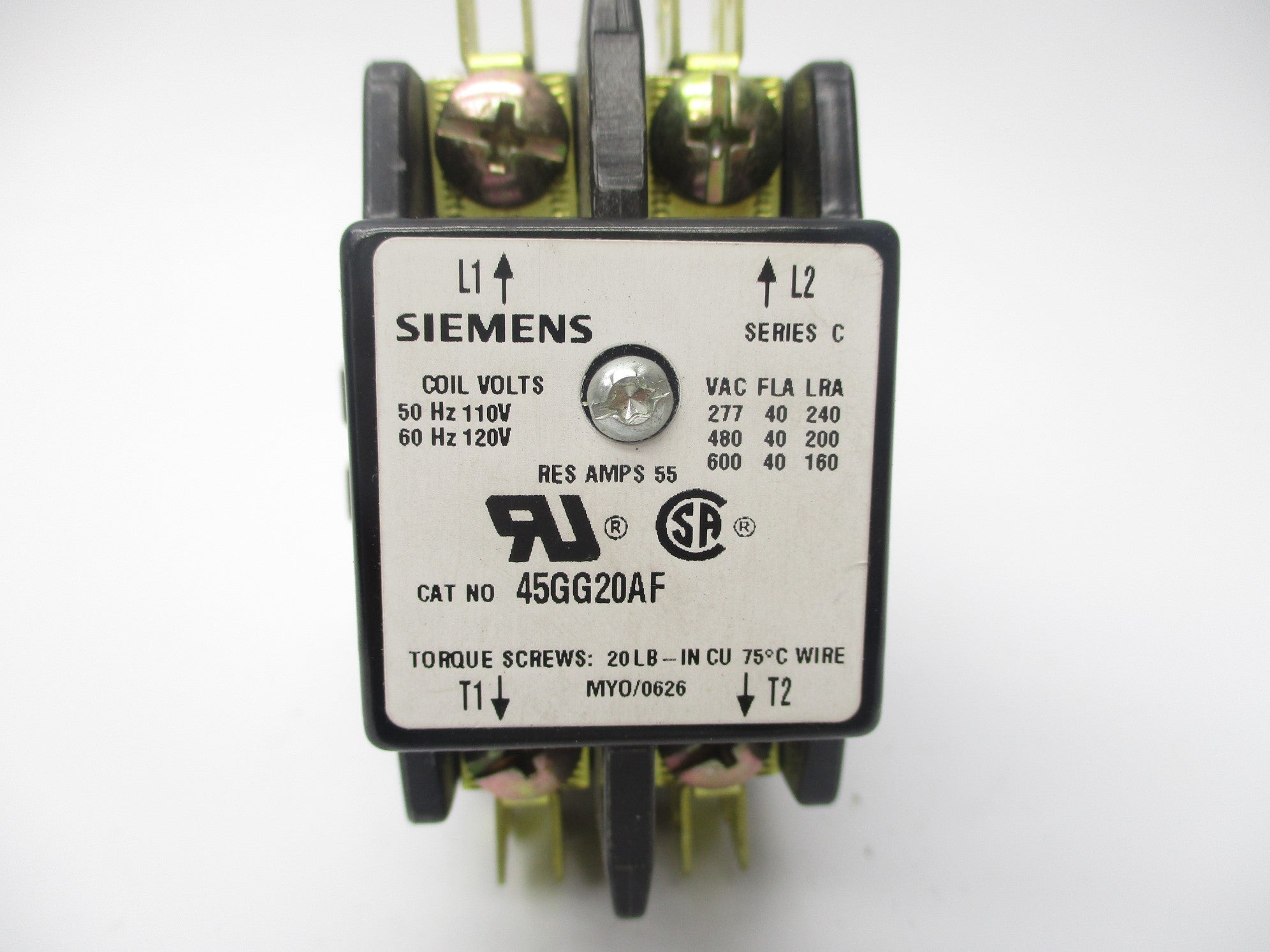 SIEMENS 45GG20AF 110/120V NSNP
