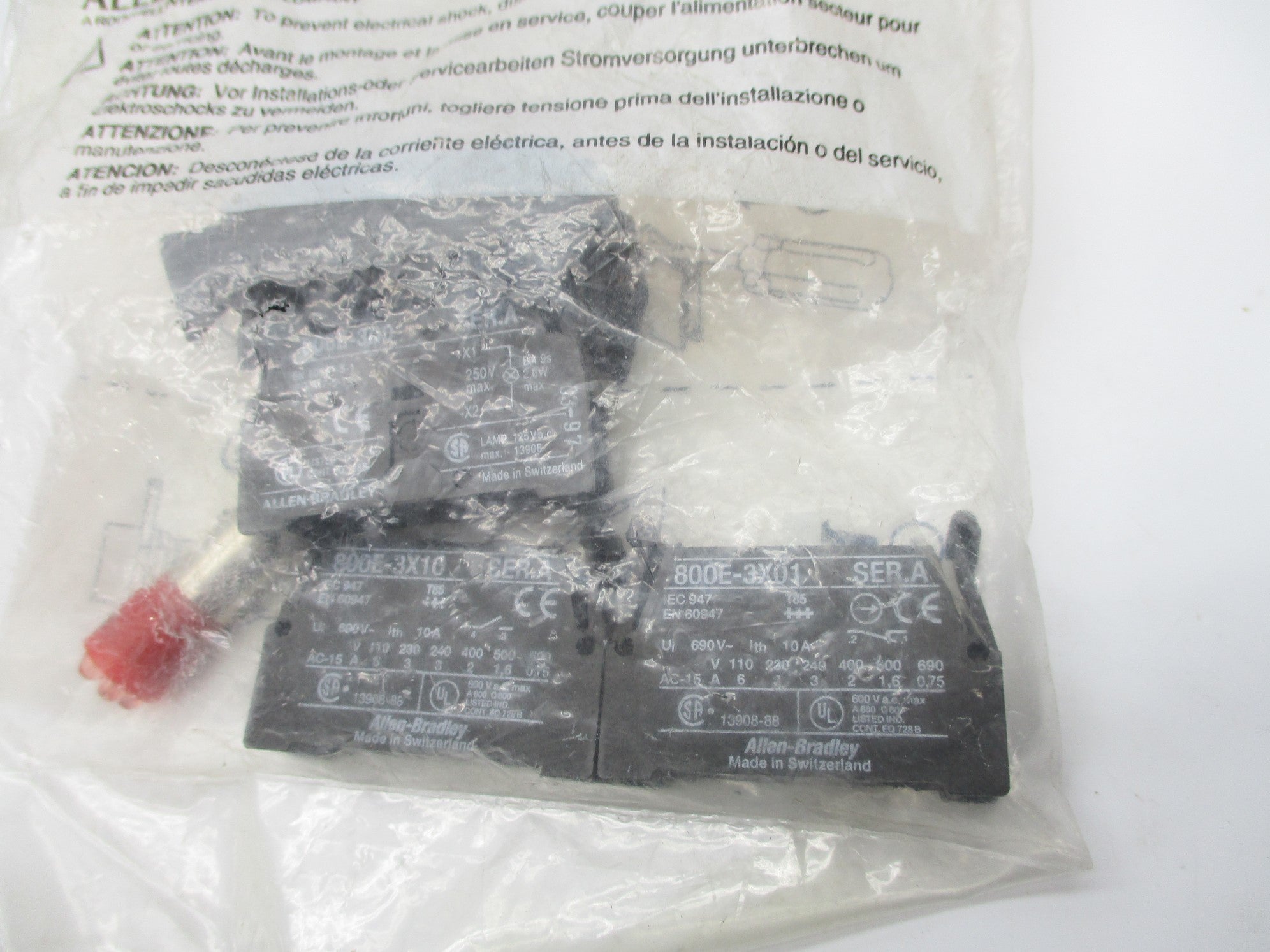 INDUSTRIAL SPARE PART 800E-3DL5RX11 SER. A NSMP