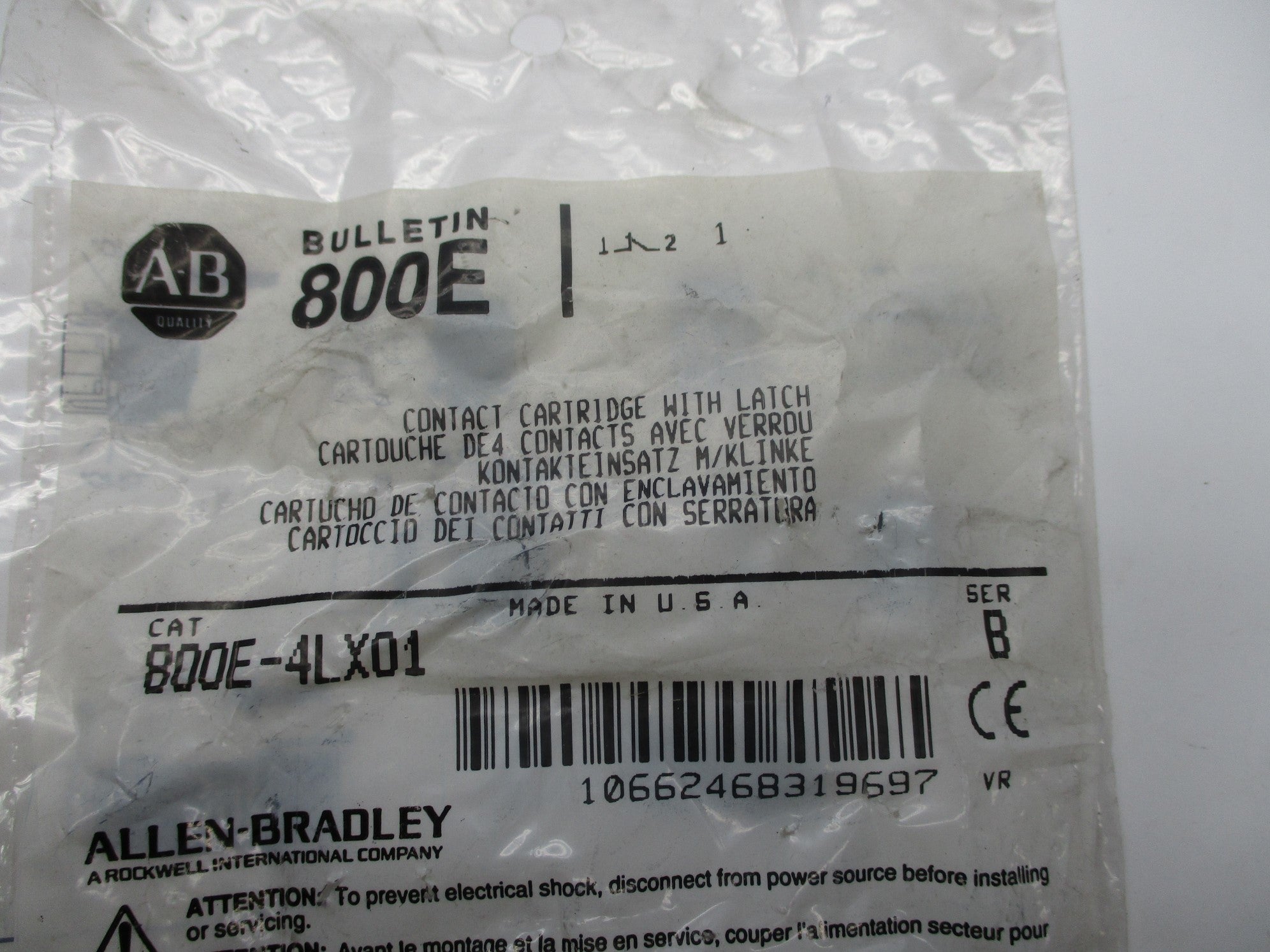 INDUSTRIAL SPARE PART 800E-4LX01 SER. B NSMP