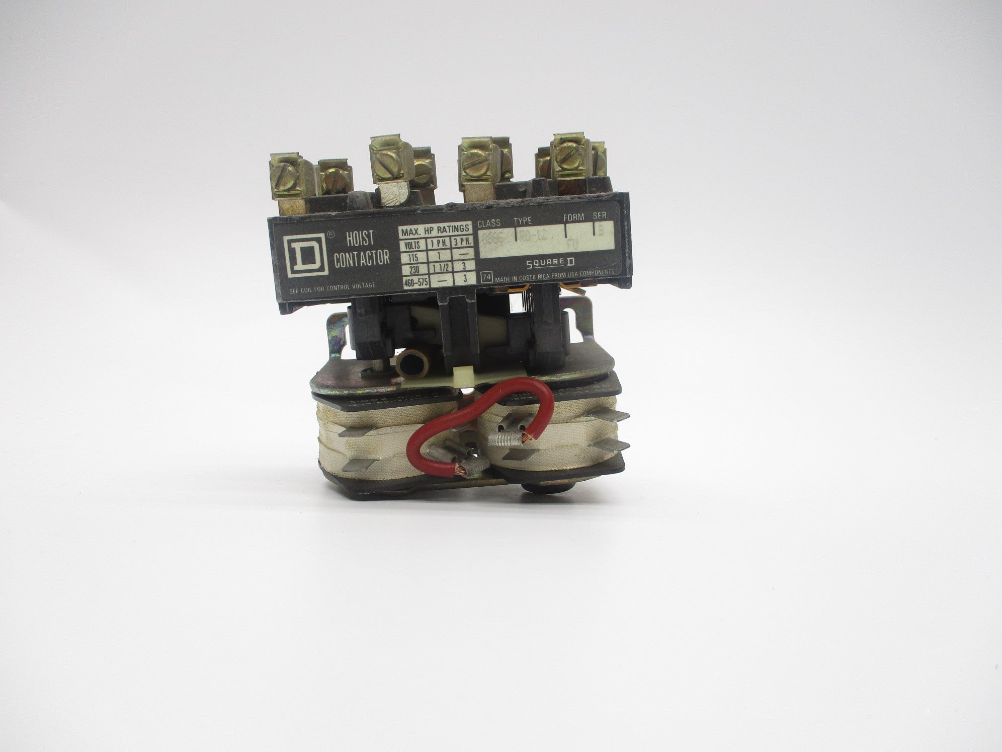 SQUARE D 8965R012 SER. B 115V NSNP