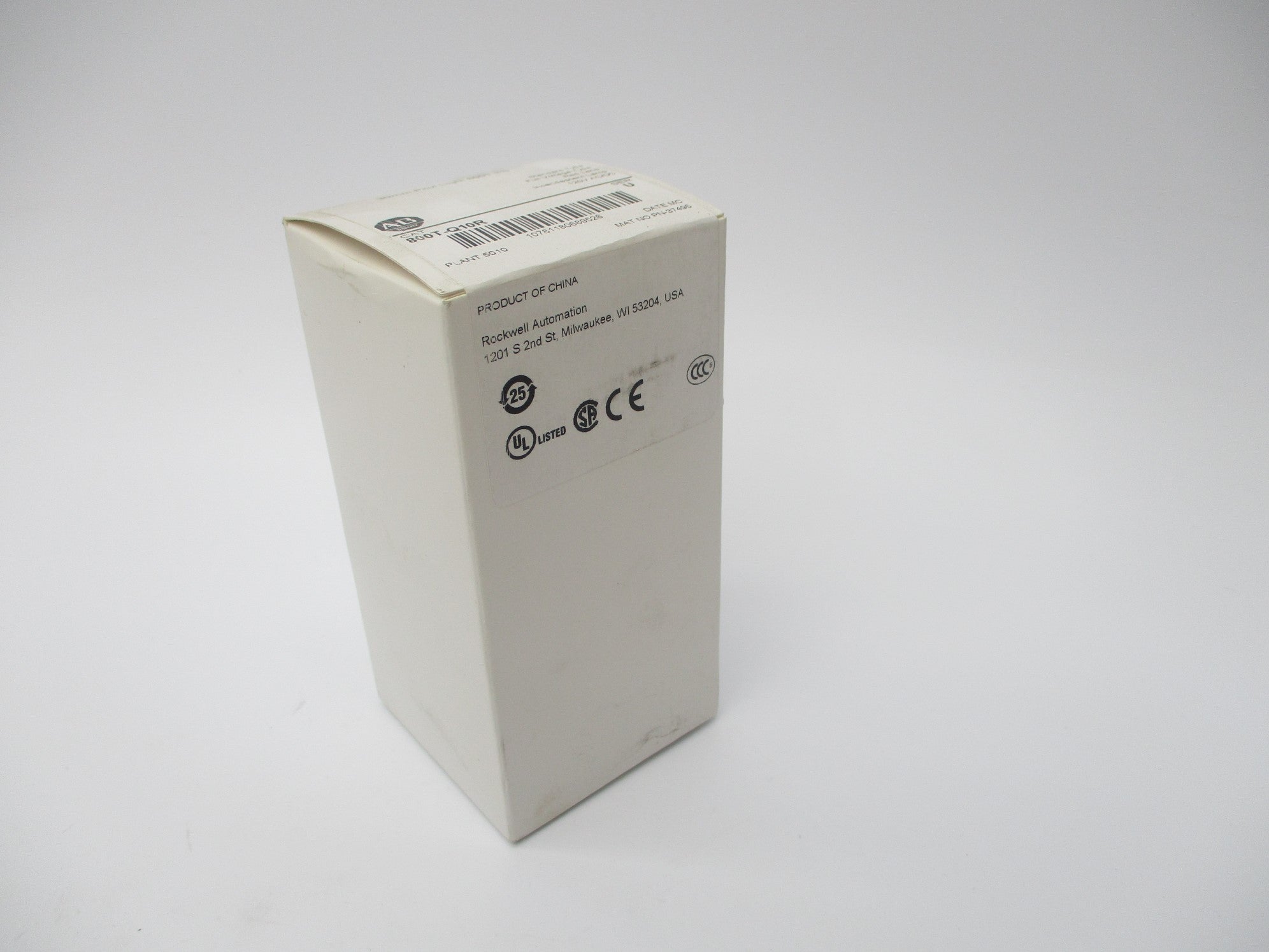 ALLEN BRADLEY 800T-Q10R SER. U (WH) NSFS