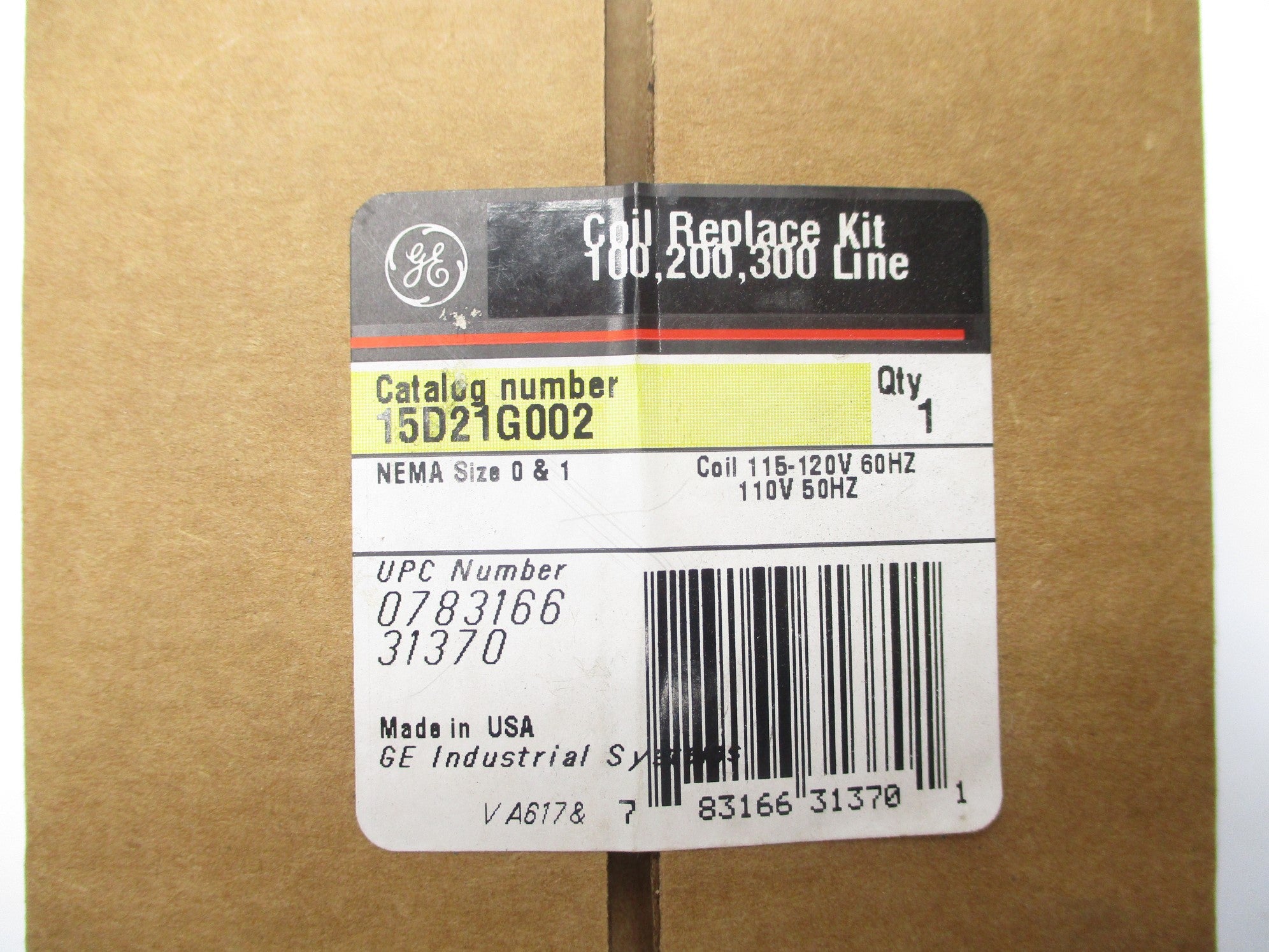 GENERAL ELECTRIC 15D21G002 110/115-120V NSFS