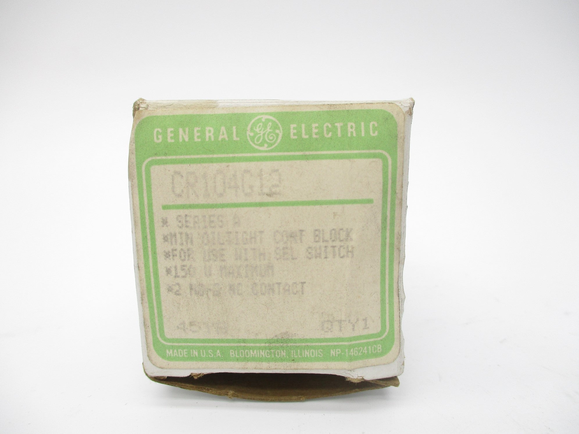 GENERAL ELECTRIC CR104G12 SER. A NSMP