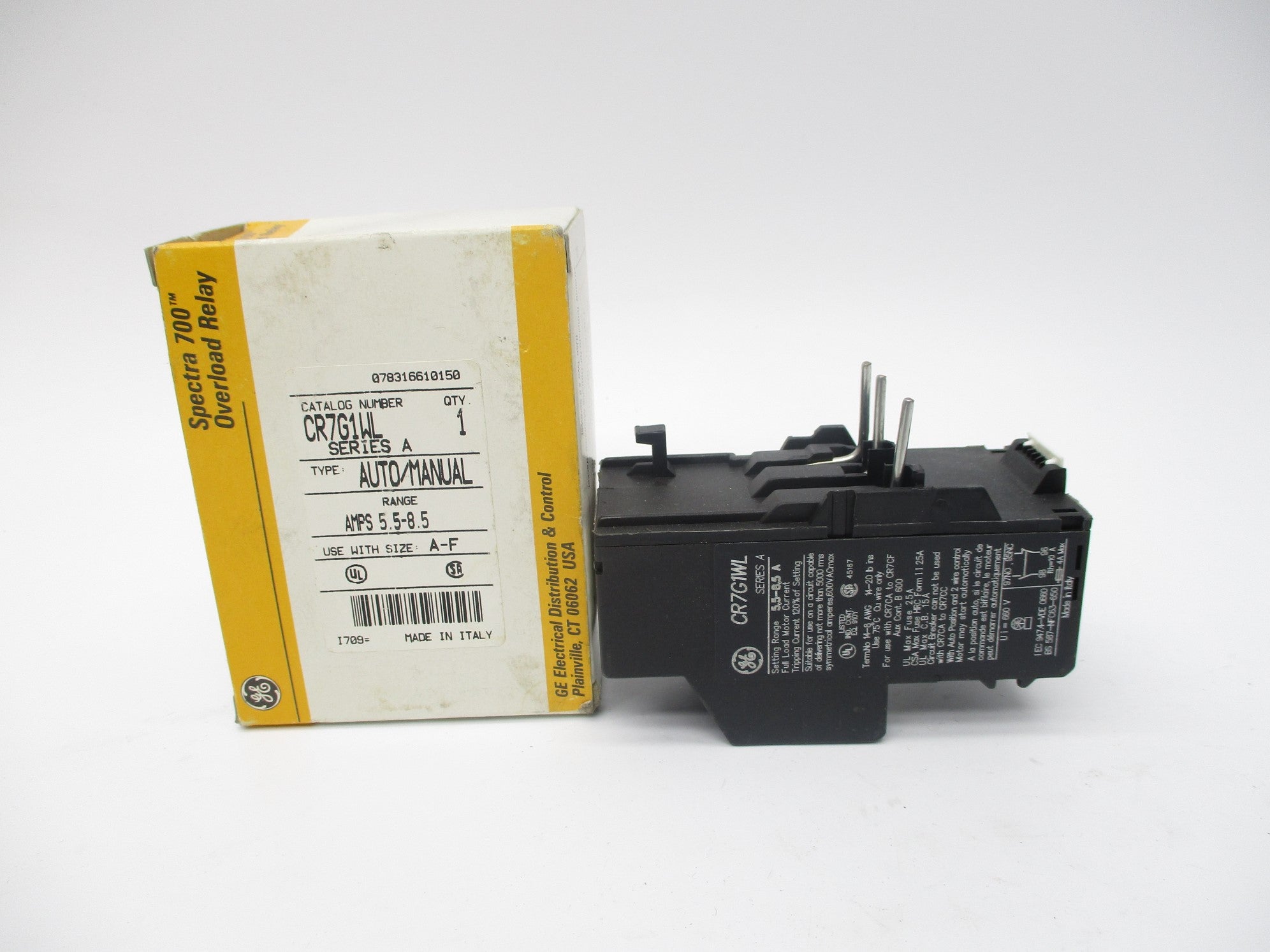 GENERAL ELECTRIC CR7G1WL SER. A 5.5-8.5A NSMP