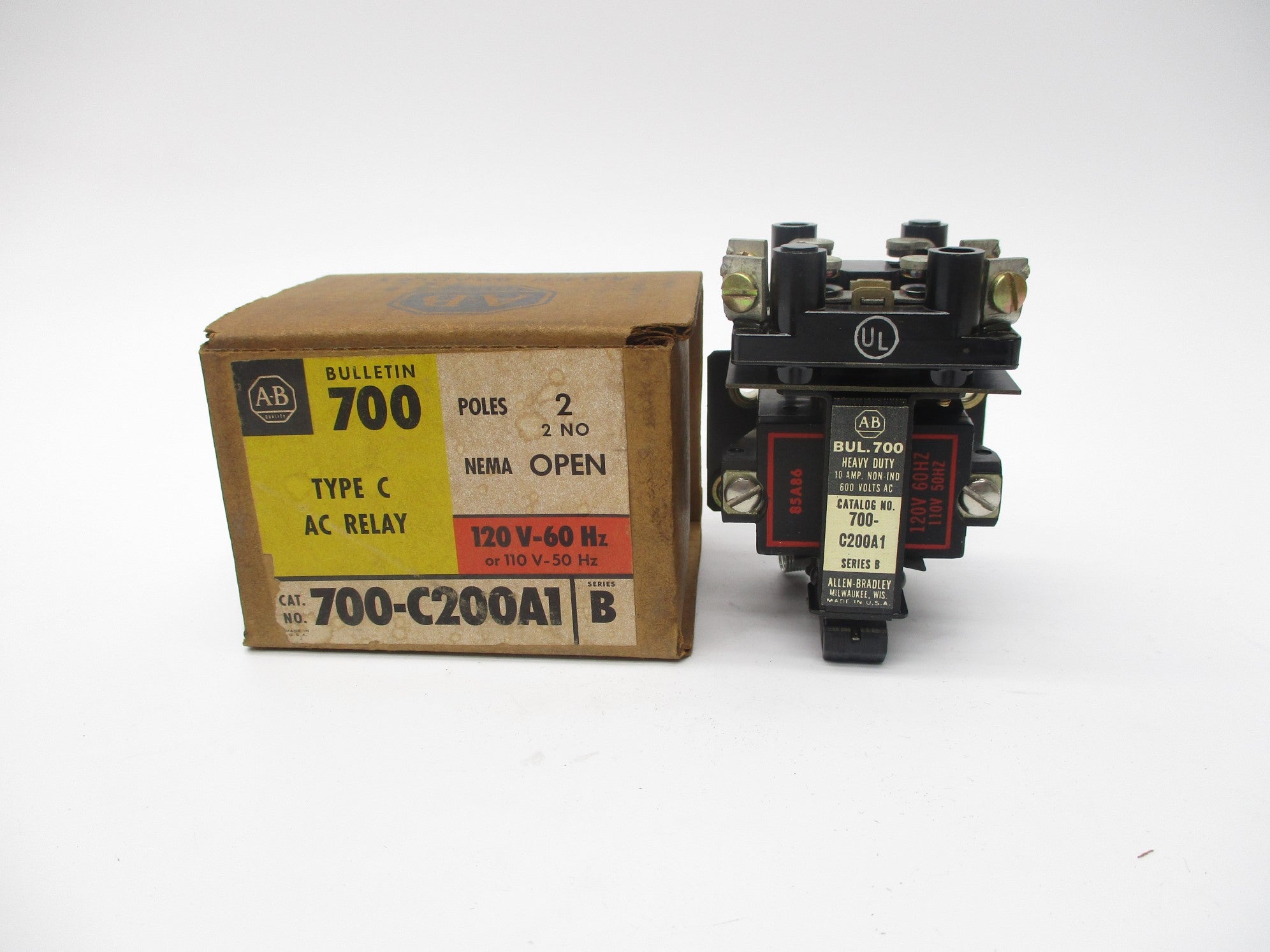 INDUSTRIAL SPARE PART 700-C200A1 SER. B 110/120V (BR/YL) NSMP