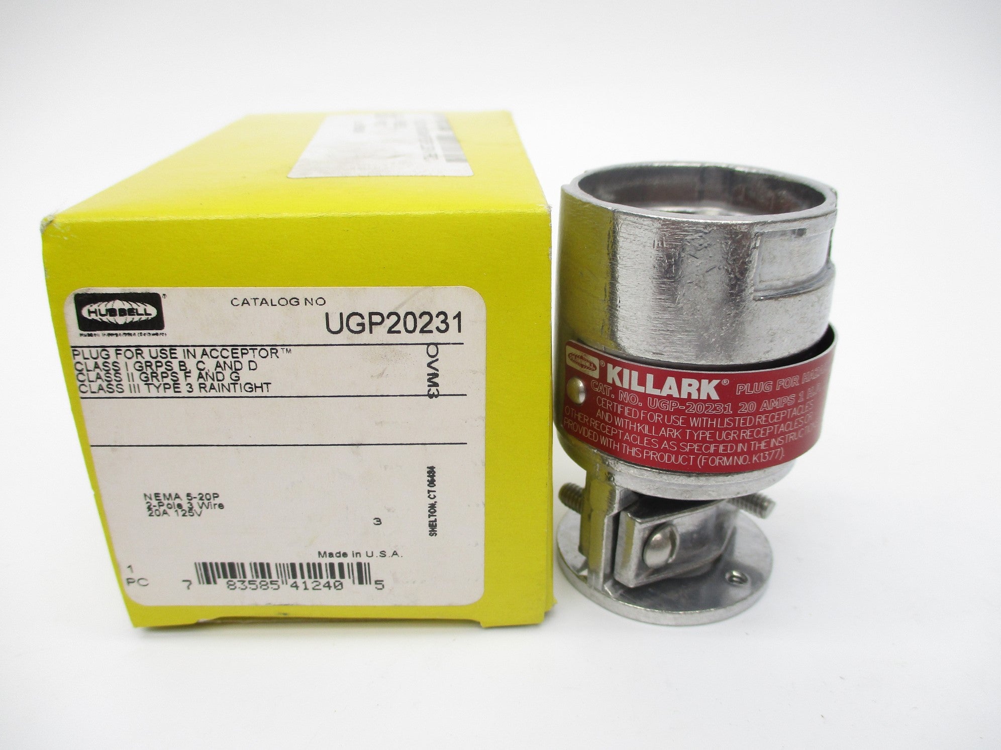 HUBBELL UGP20231 125V 20A NSMP