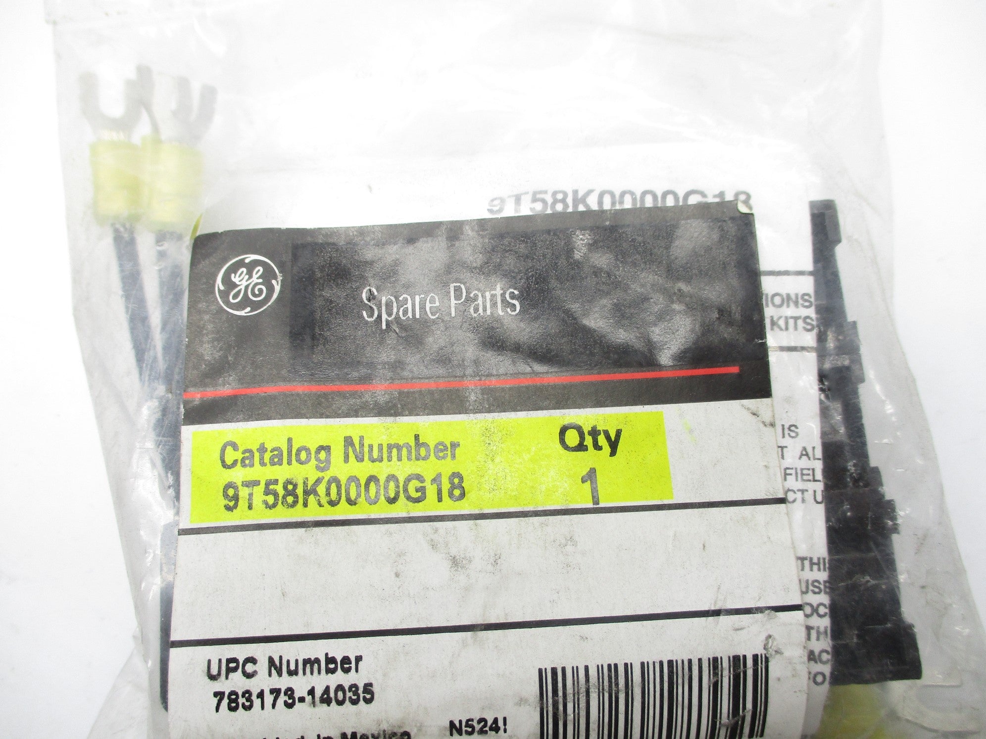 GENERAL ELECTRIC 9T58K0000G18 NSMP