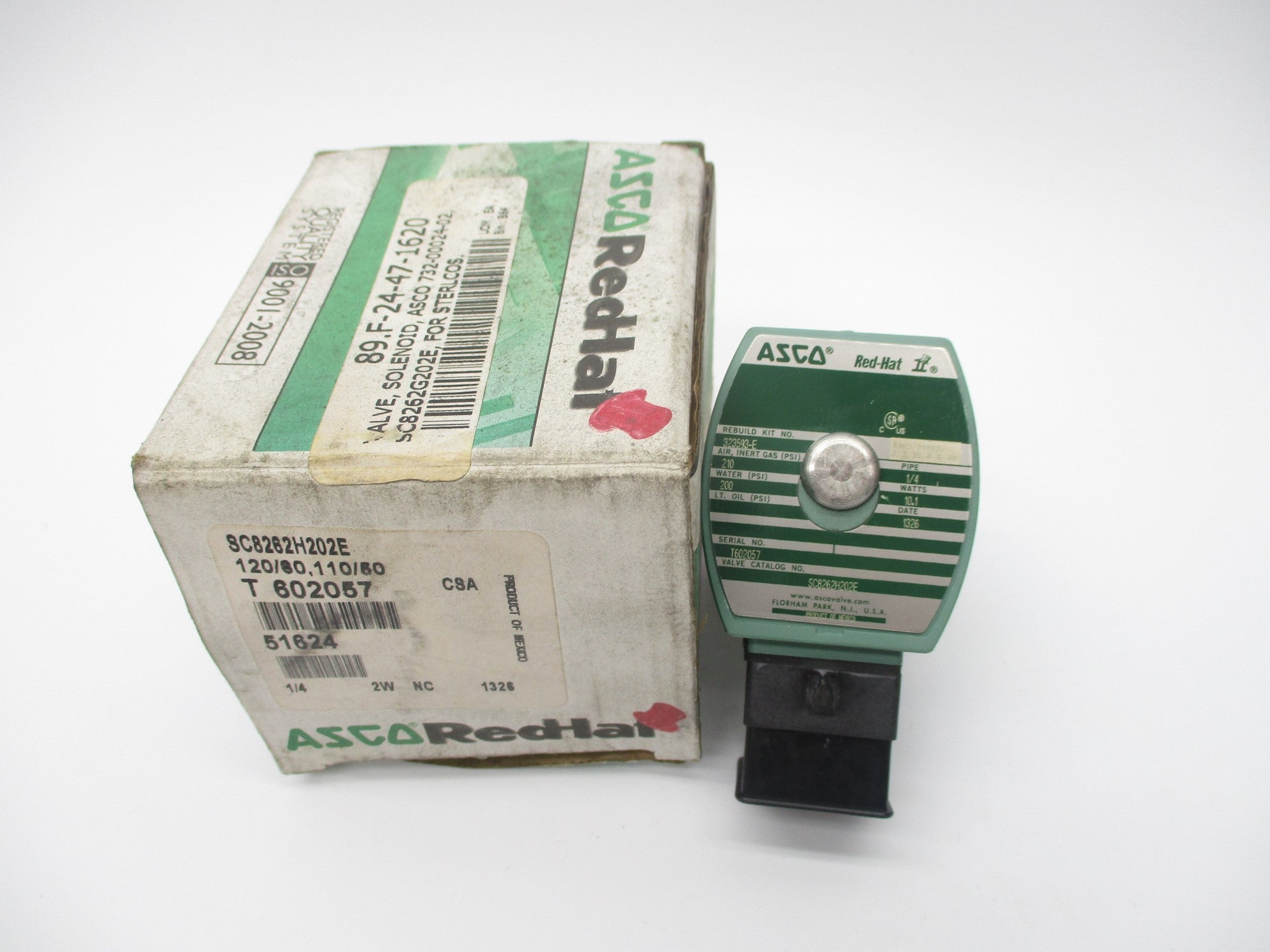ASCO SC8262H202E 120/60 110/50 NSMP