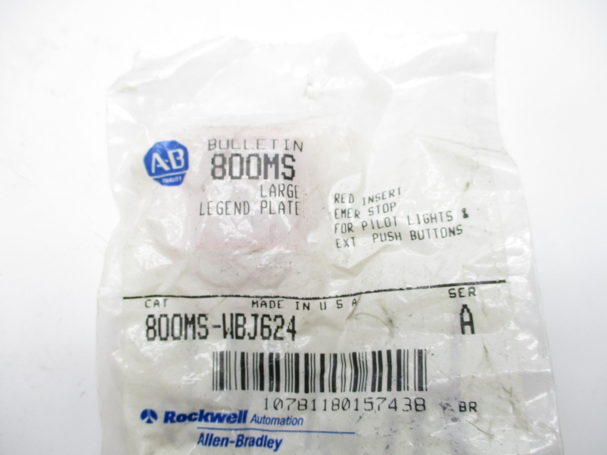 INDUSTRIAL SPARE PART 800MS-WBJ624 SER. A NSMP