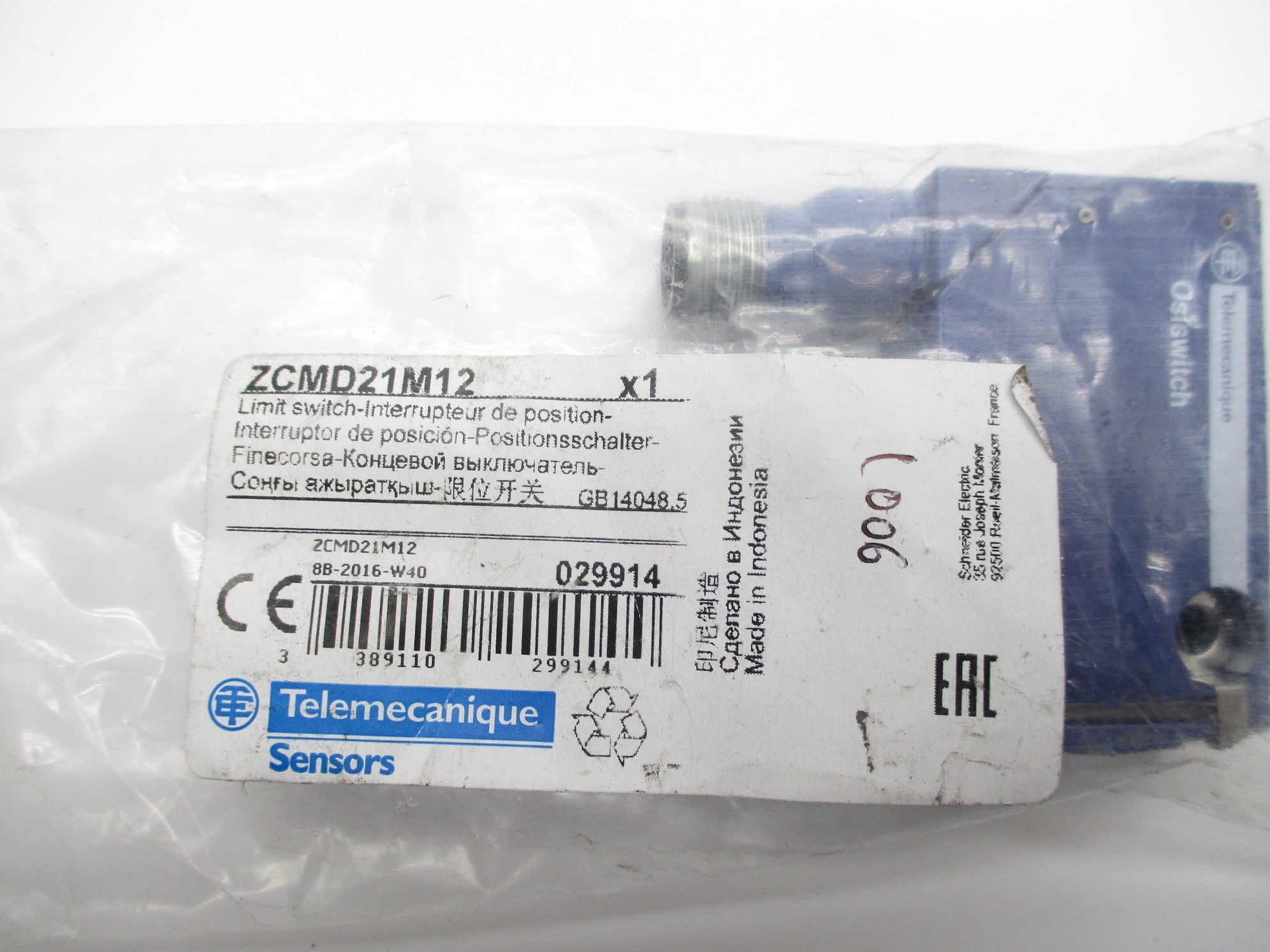 TELEMECANIQUE ZCMD21M12 NSMP
